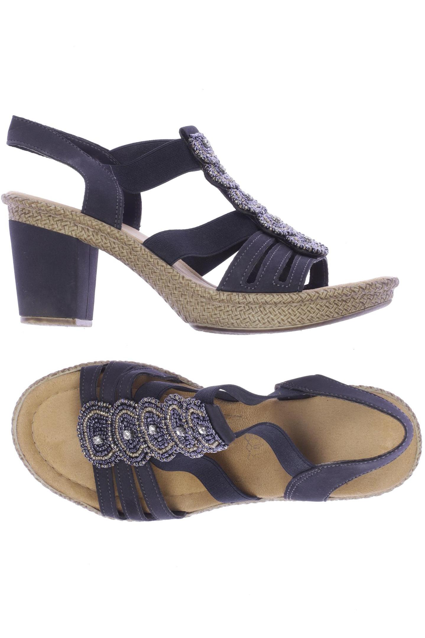

Rieker Damen Sandale, marineblau, Gr. 36