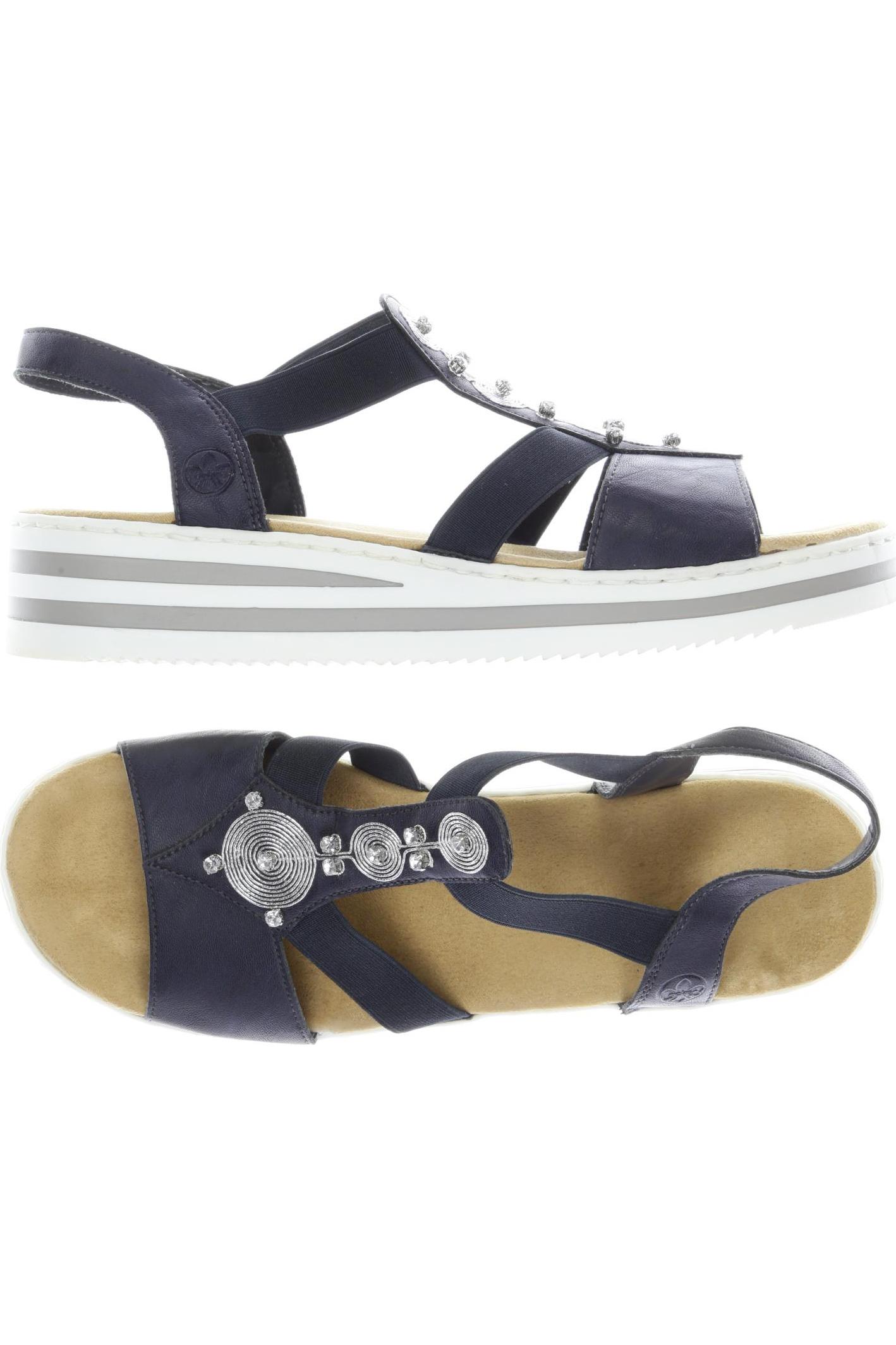 

Rieker Damen Sandale, marineblau, Gr. 41
