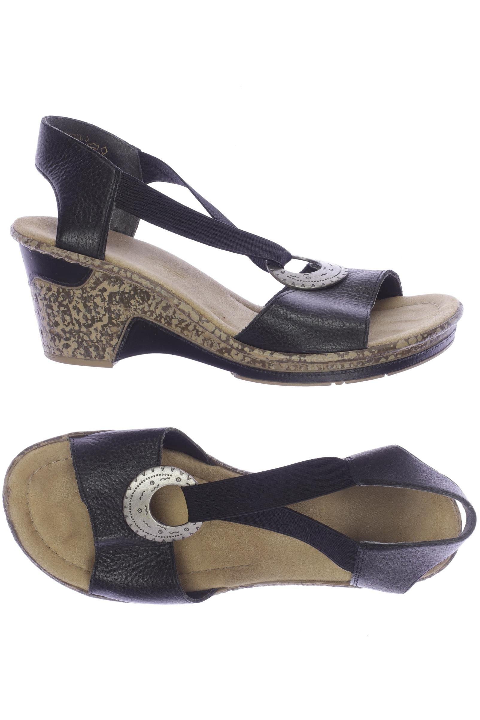 

Rieker Damen Sandale, schwarz