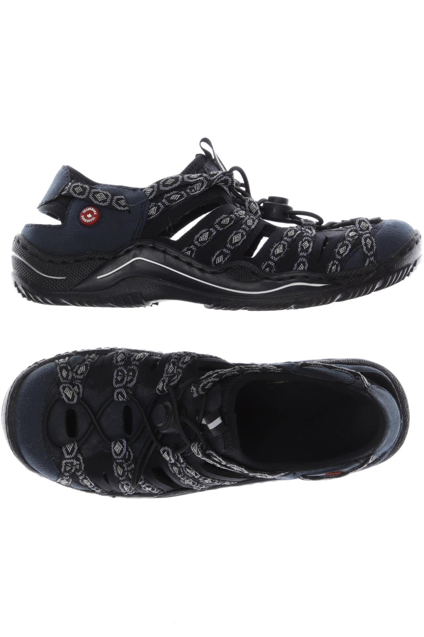 

Rieker Damen Sandale, schwarz, Gr. 36