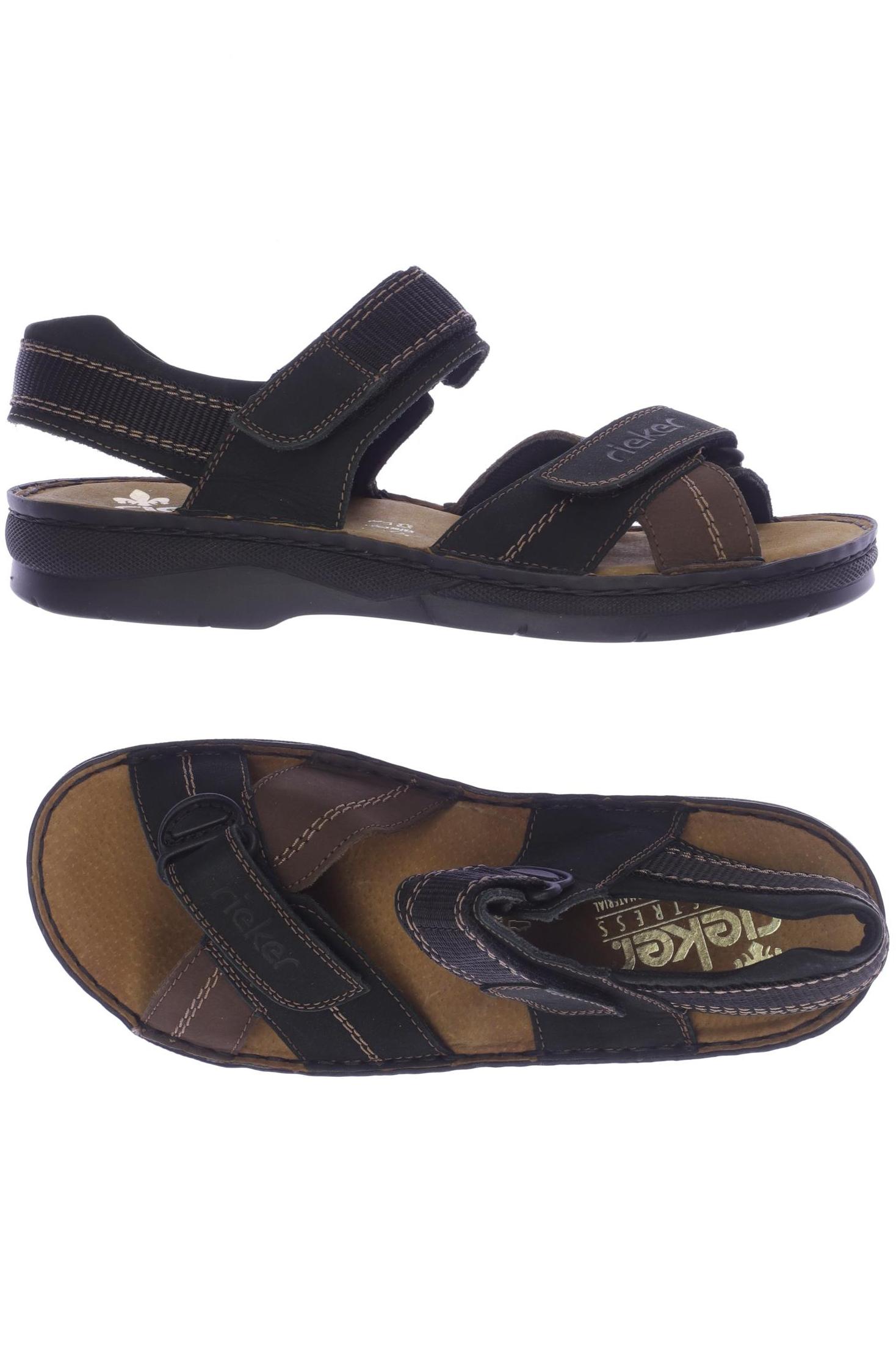 

Rieker Damen Sandale, schwarz, Gr. 38