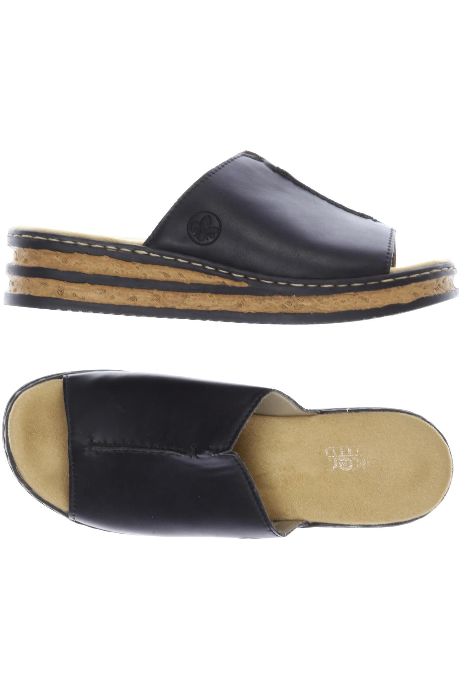 

Rieker Damen Sandale, schwarz, Gr. 38