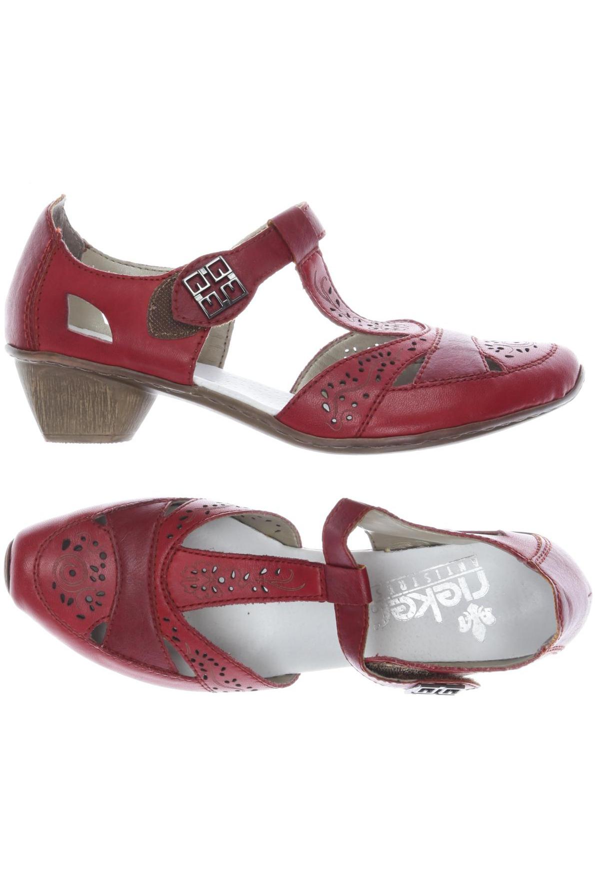 

Rieker Damen Sandale, rot, Gr. 37