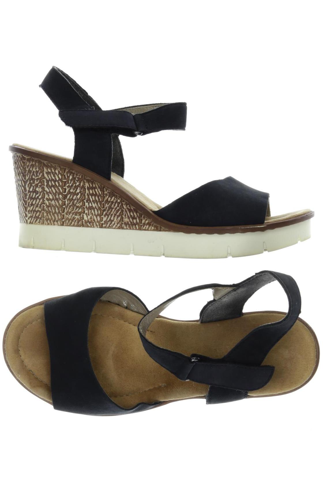 

Rieker Damen Sandale, schwarz, Gr. 37