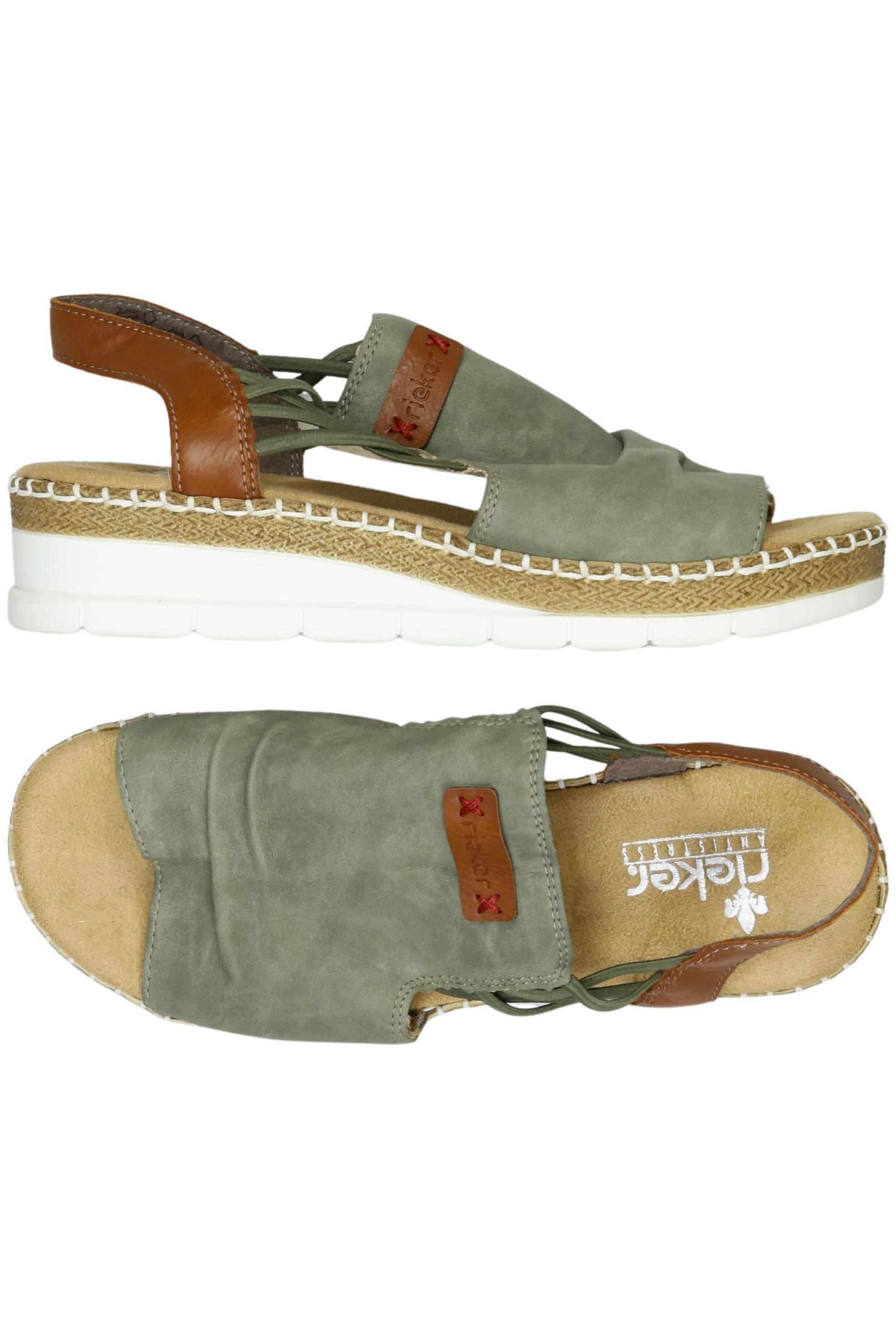 

Rieker Damen Sandale, grün, Gr. 37