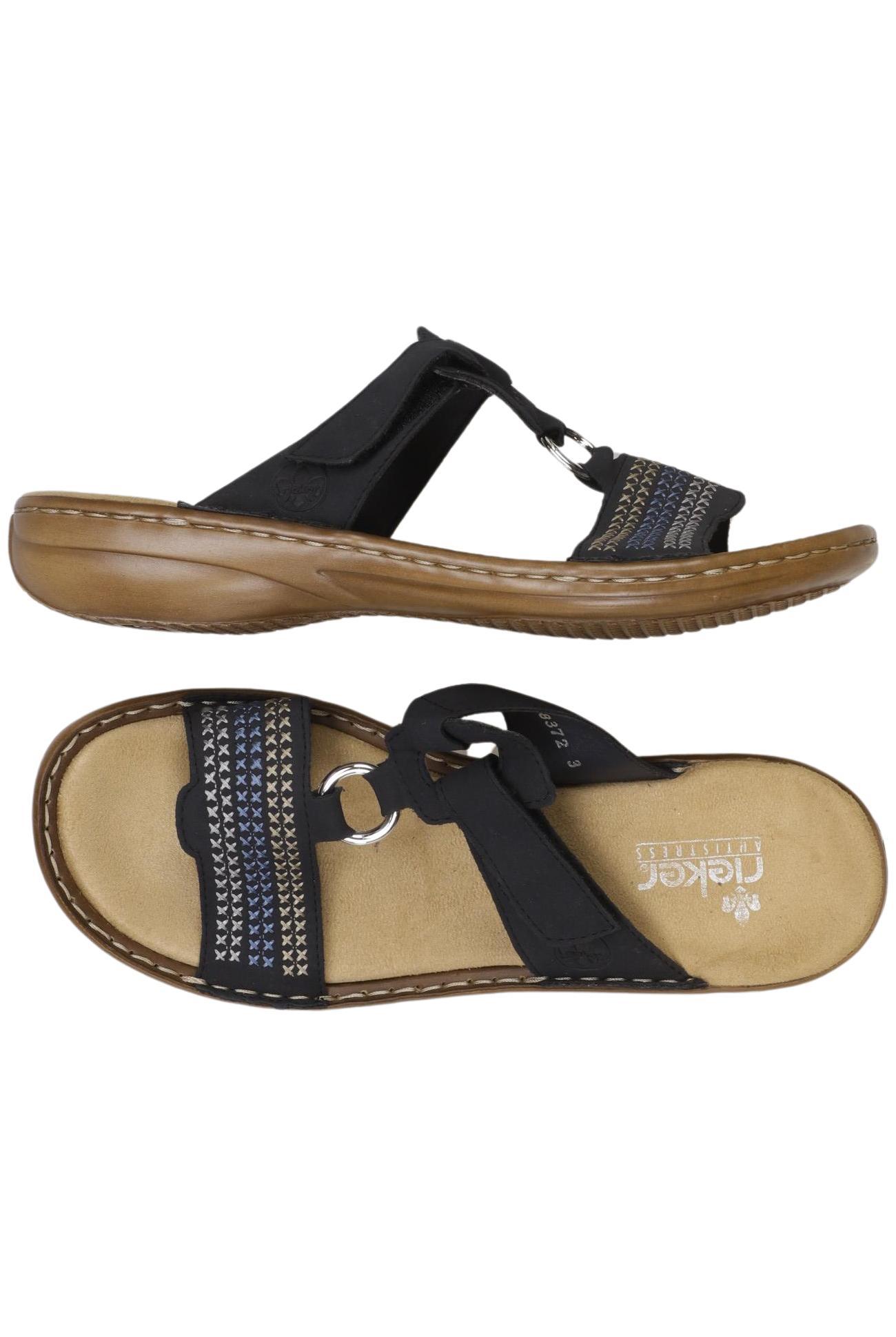 

Rieker Damen Sandale, schwarz, Gr. 40