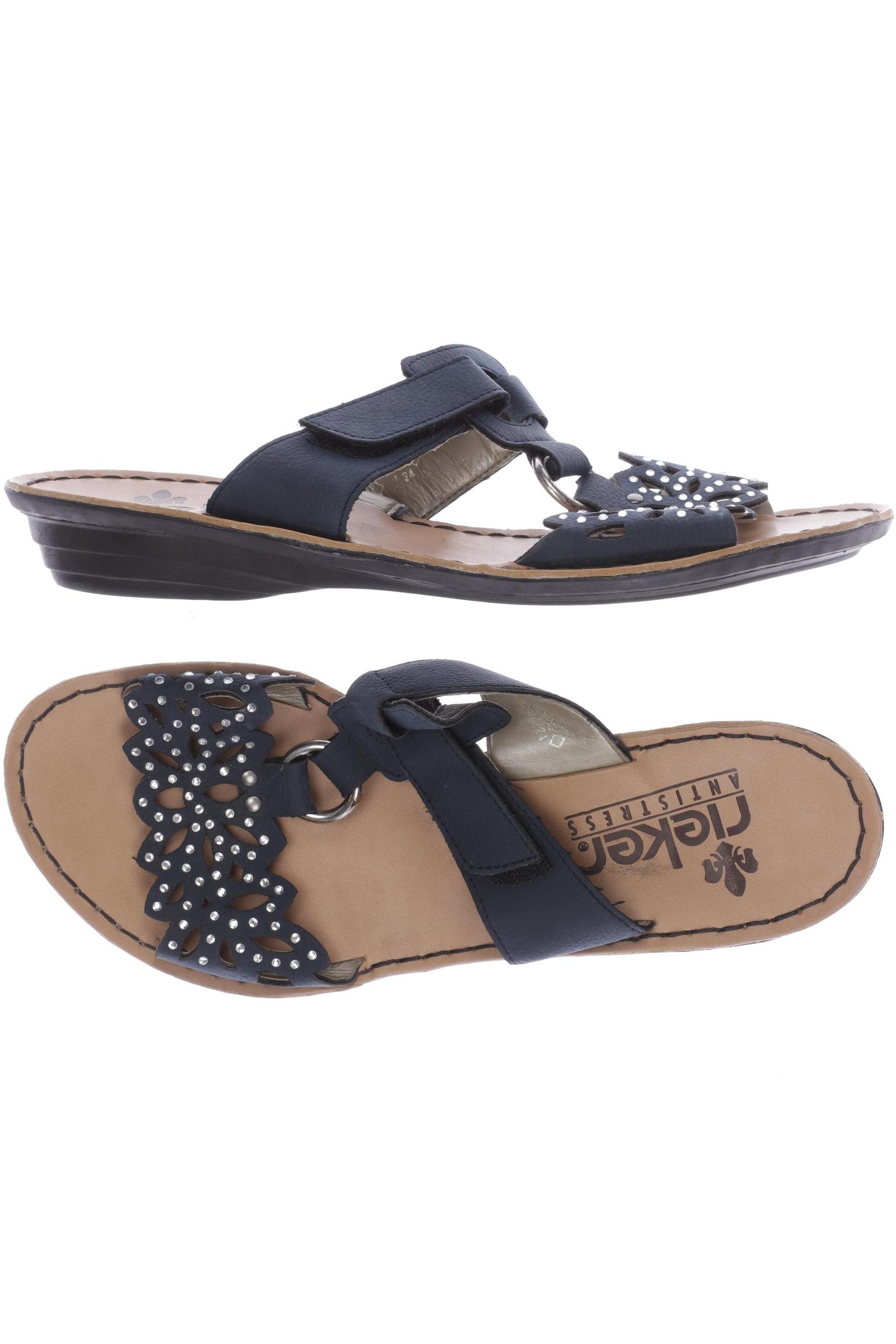 

Rieker Damen Sandale, marineblau, Gr. 39.5