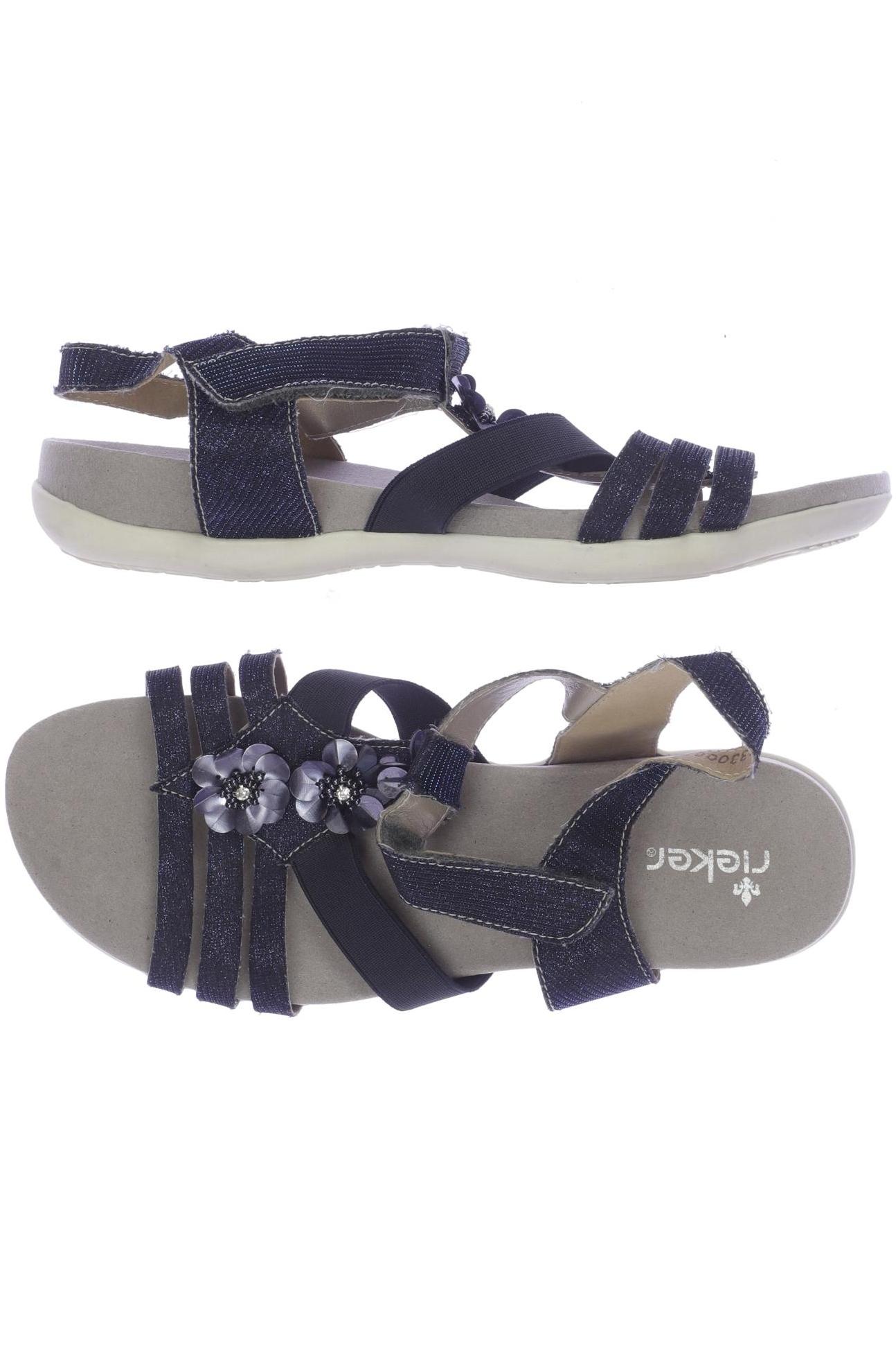 

Rieker Damen Sandale, marineblau, Gr. 37