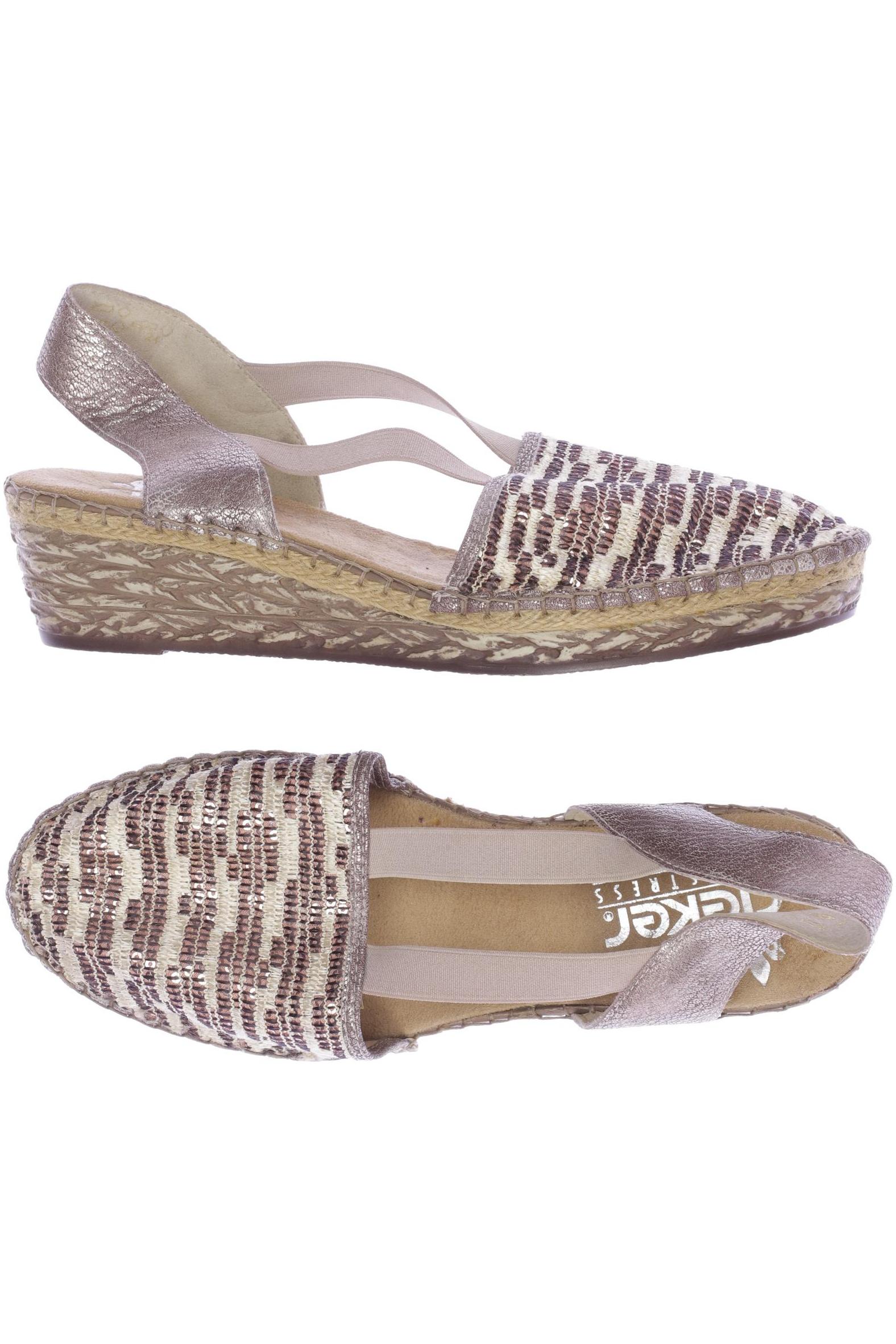 

Rieker Damen Sandale, beige, Gr. 38