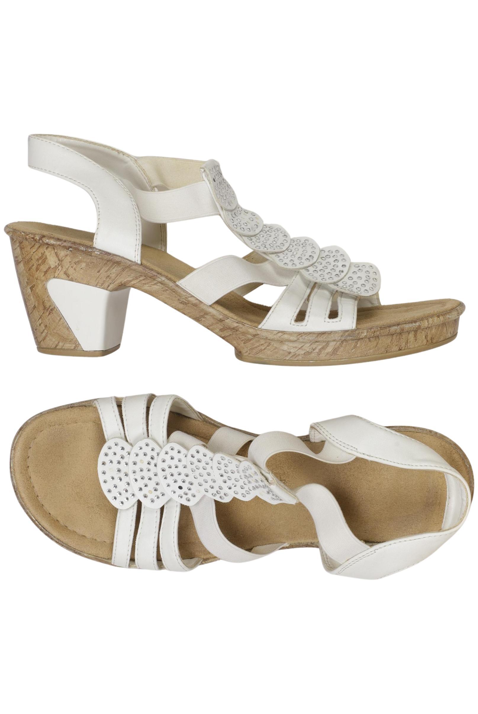 

Rieker Damen Sandale, weiß, Gr. 41