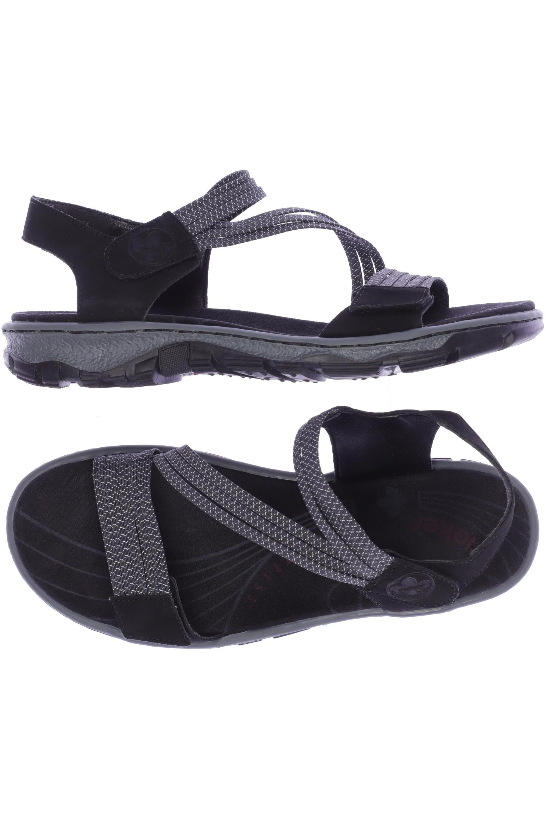 

Rieker Damen Sandale, schwarz, Gr. 39