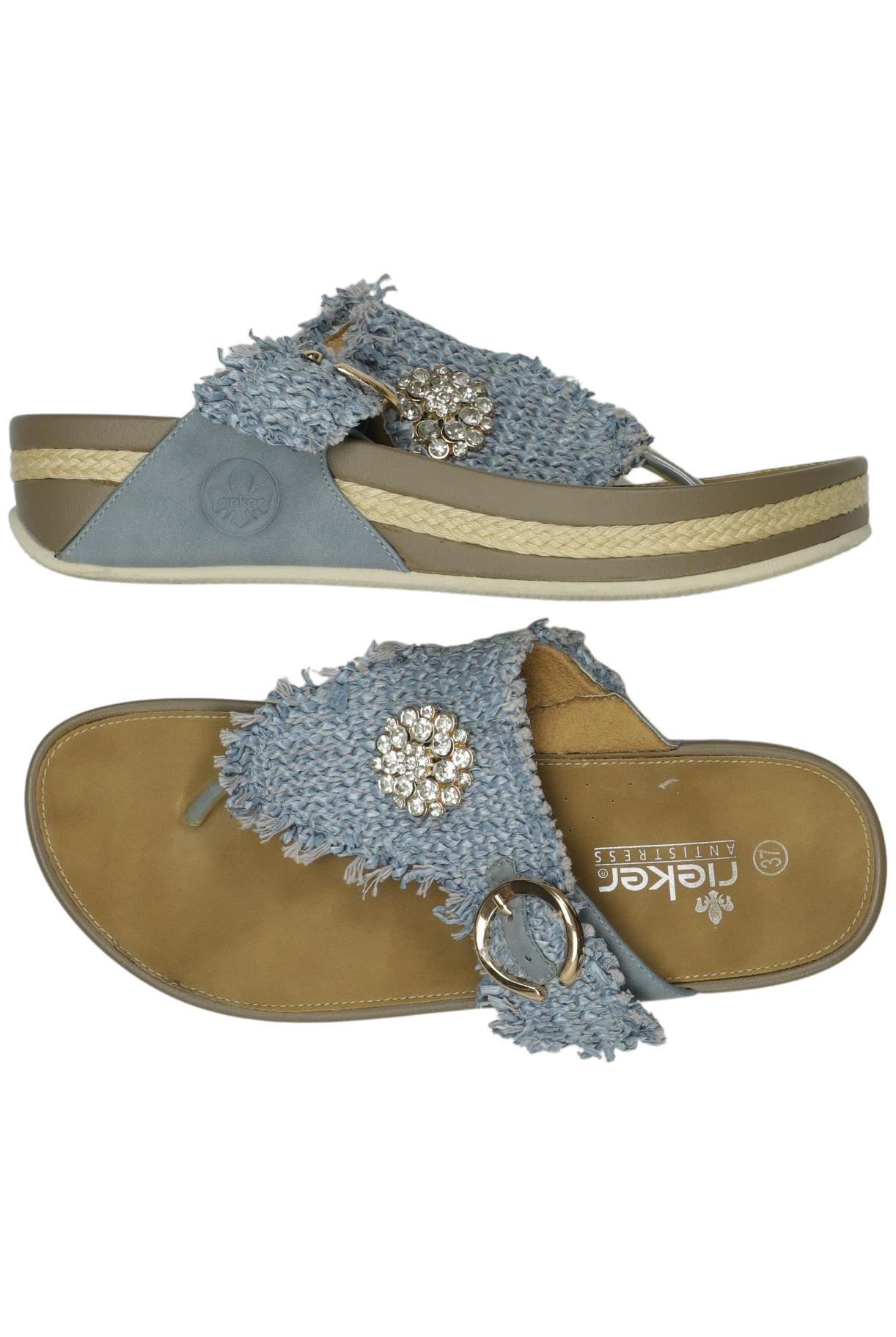 

Rieker Damen Sandale, hellblau, Gr. 37