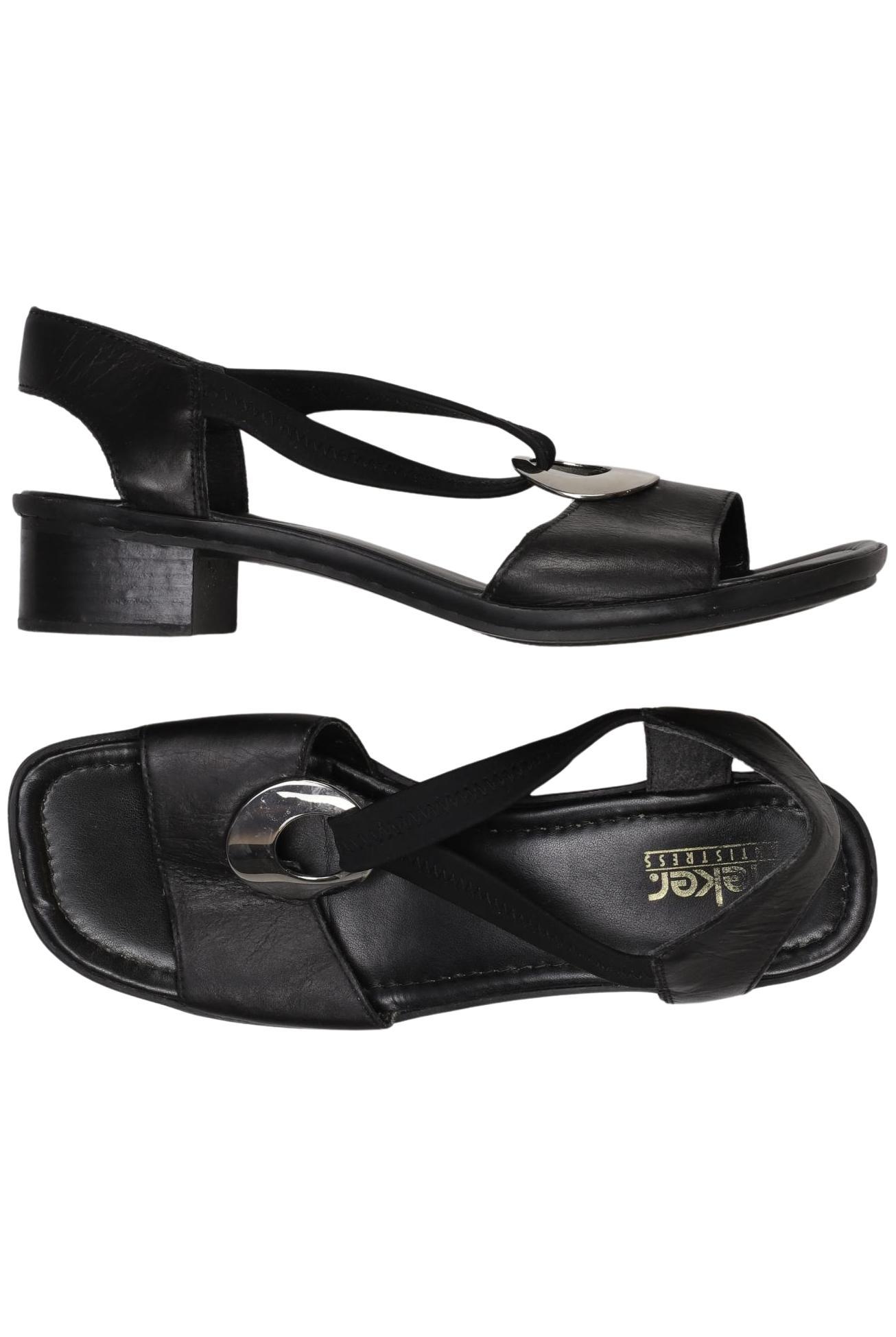 

Rieker Damen Sandale, schwarz, Gr. 41