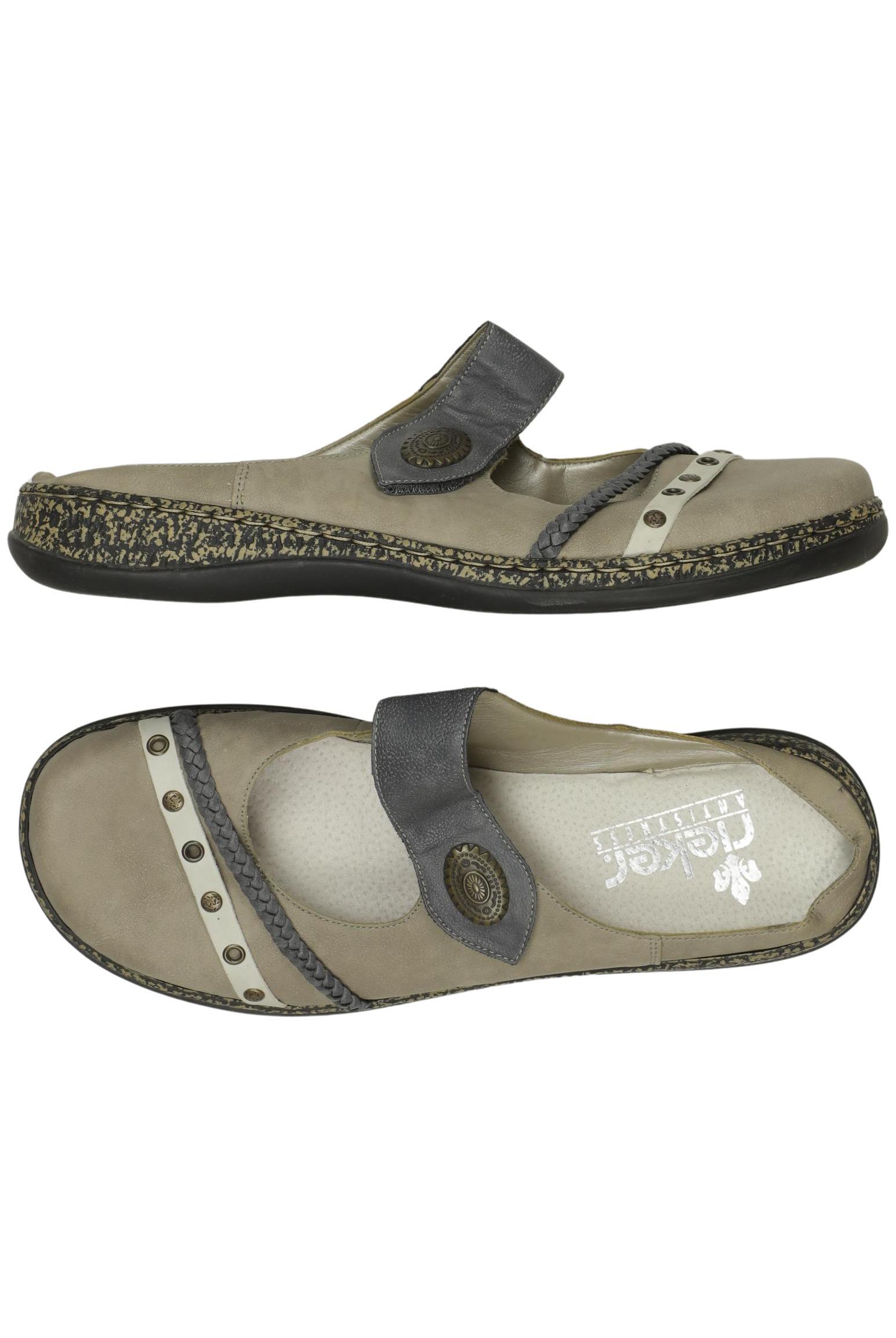 

Rieker Damen Sandale, beige, Gr. 42