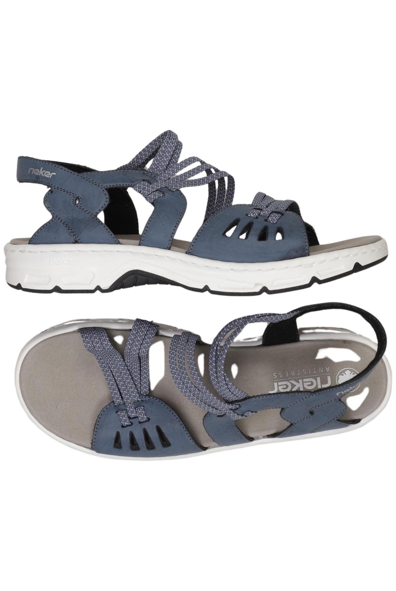 

Rieker Damen Sandale, blau, Gr. 42
