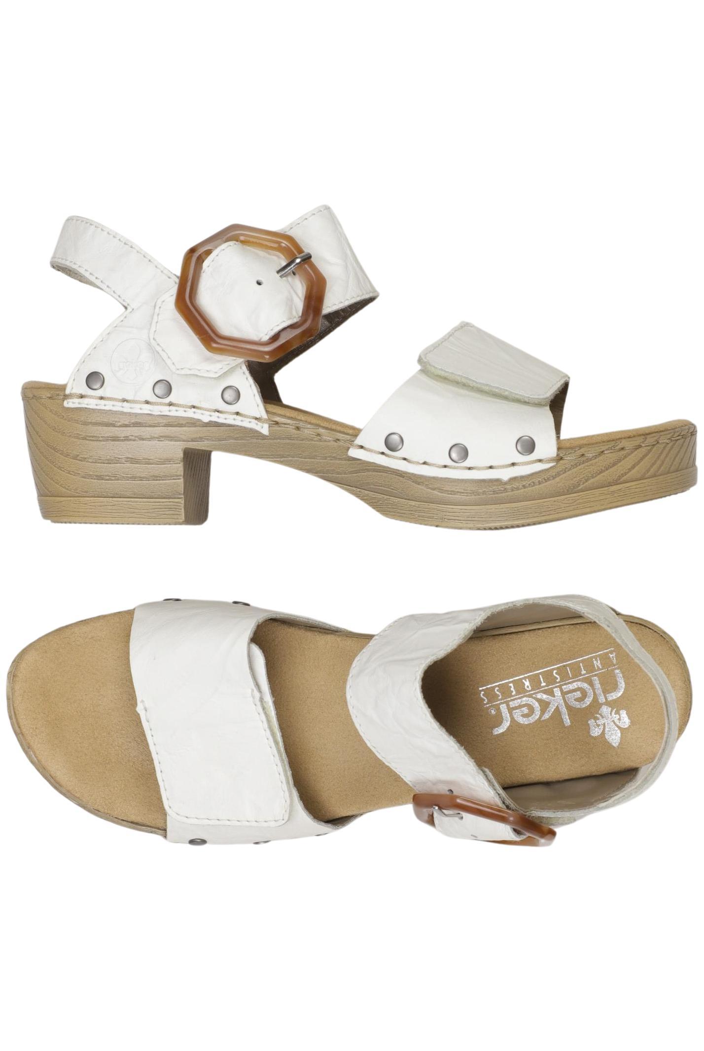 

Rieker Damen Sandale, weiß, Gr. 39