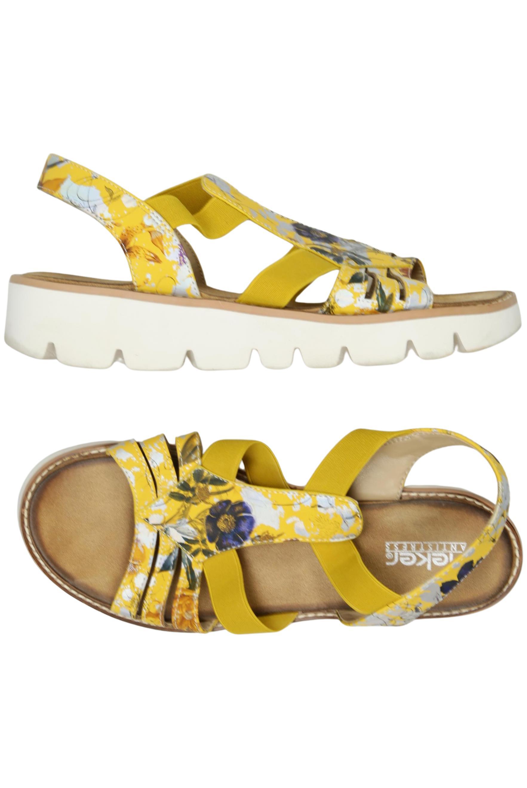 

Rieker Damen Sandale, gelb, Gr. 39