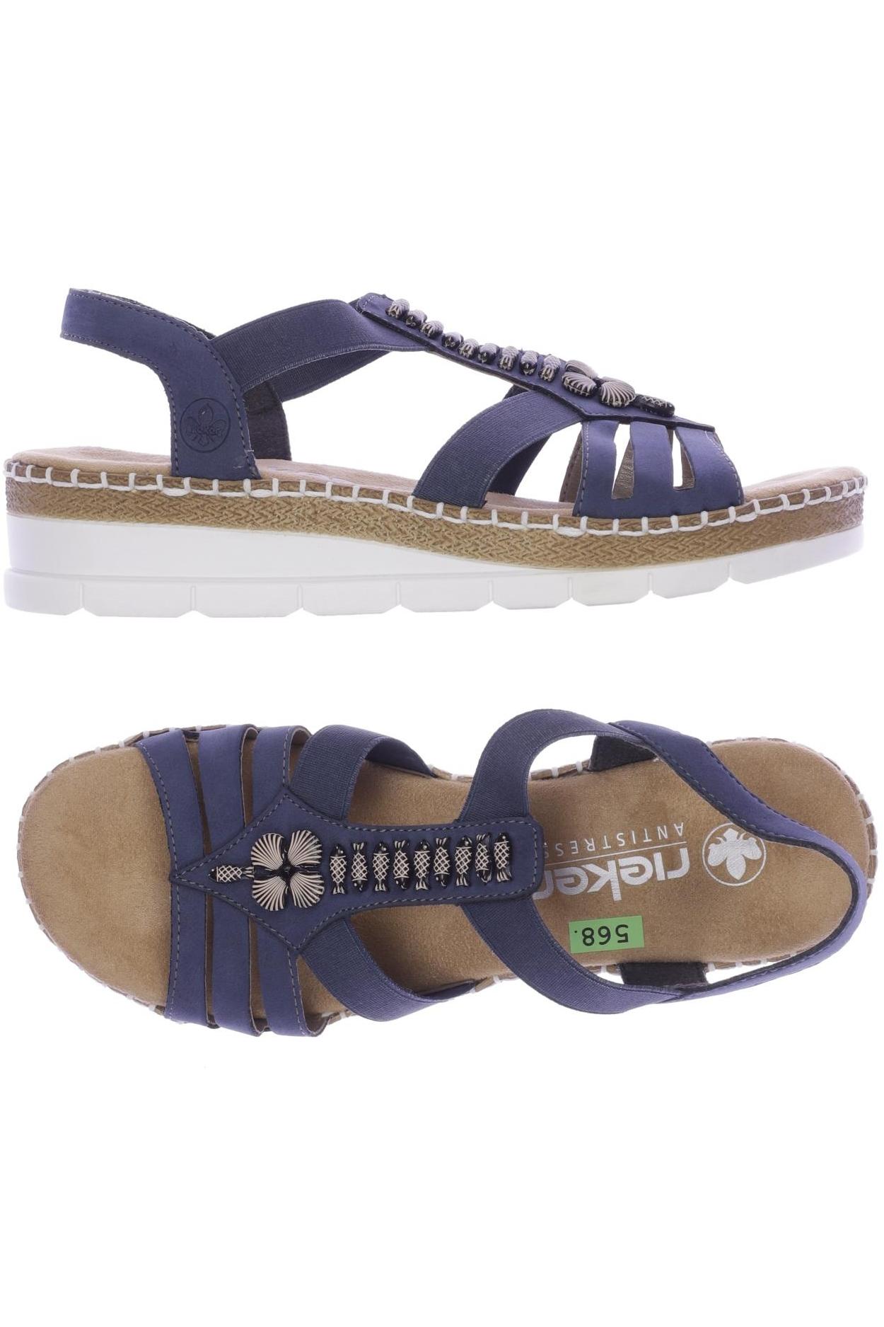 

Rieker Damen Sandale, marineblau, Gr. 39