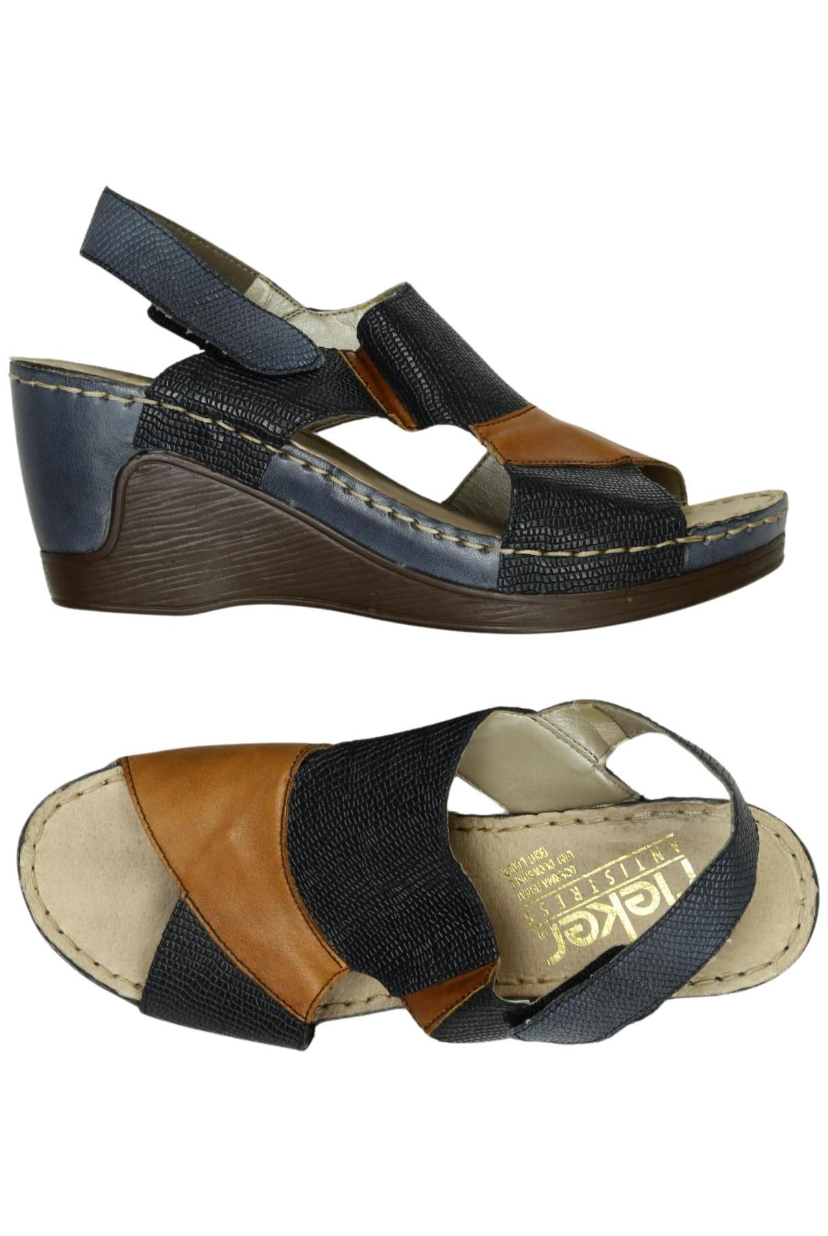 

Rieker Damen Sandale, marineblau, Gr. 38