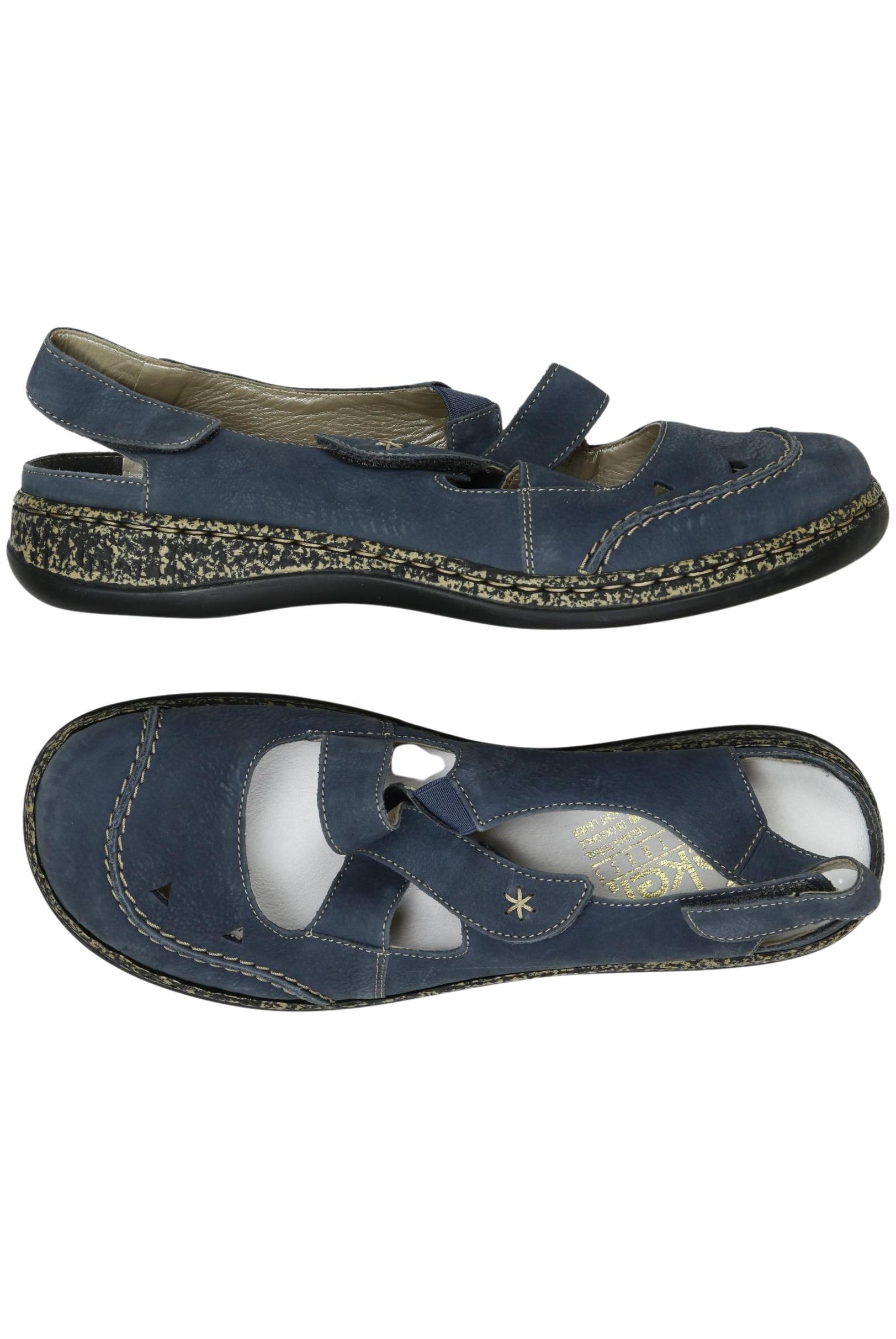 

Rieker Damen Sandale, marineblau, Gr. 40