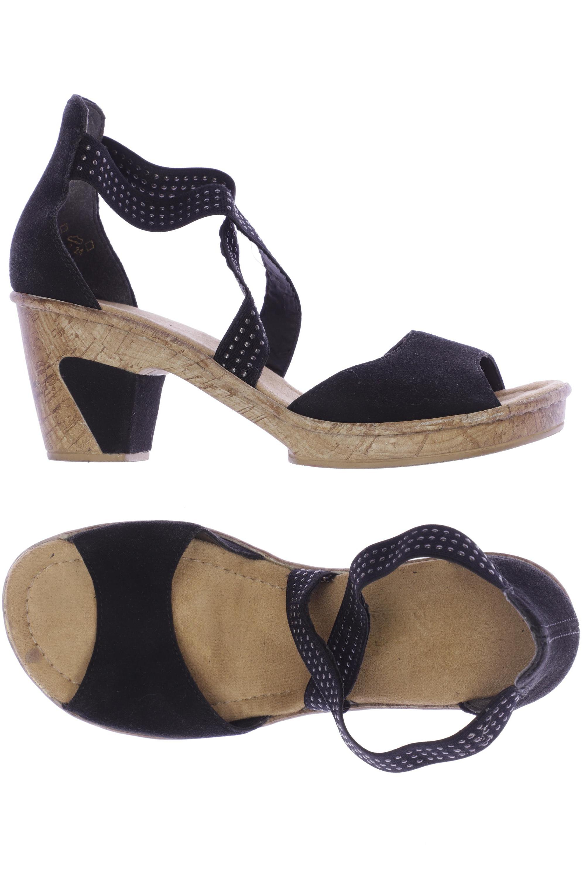 

Rieker Damen Sandale, schwarz, Gr. 37
