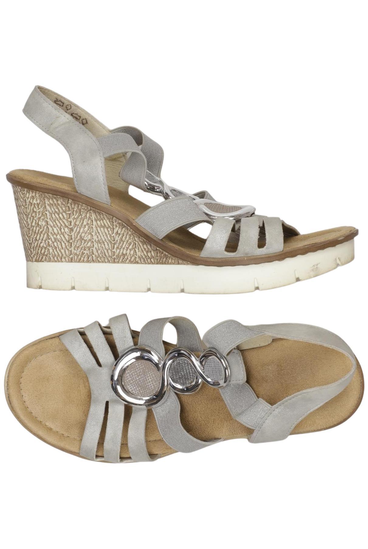 

Rieker Damen Sandale, grau, Gr. 37