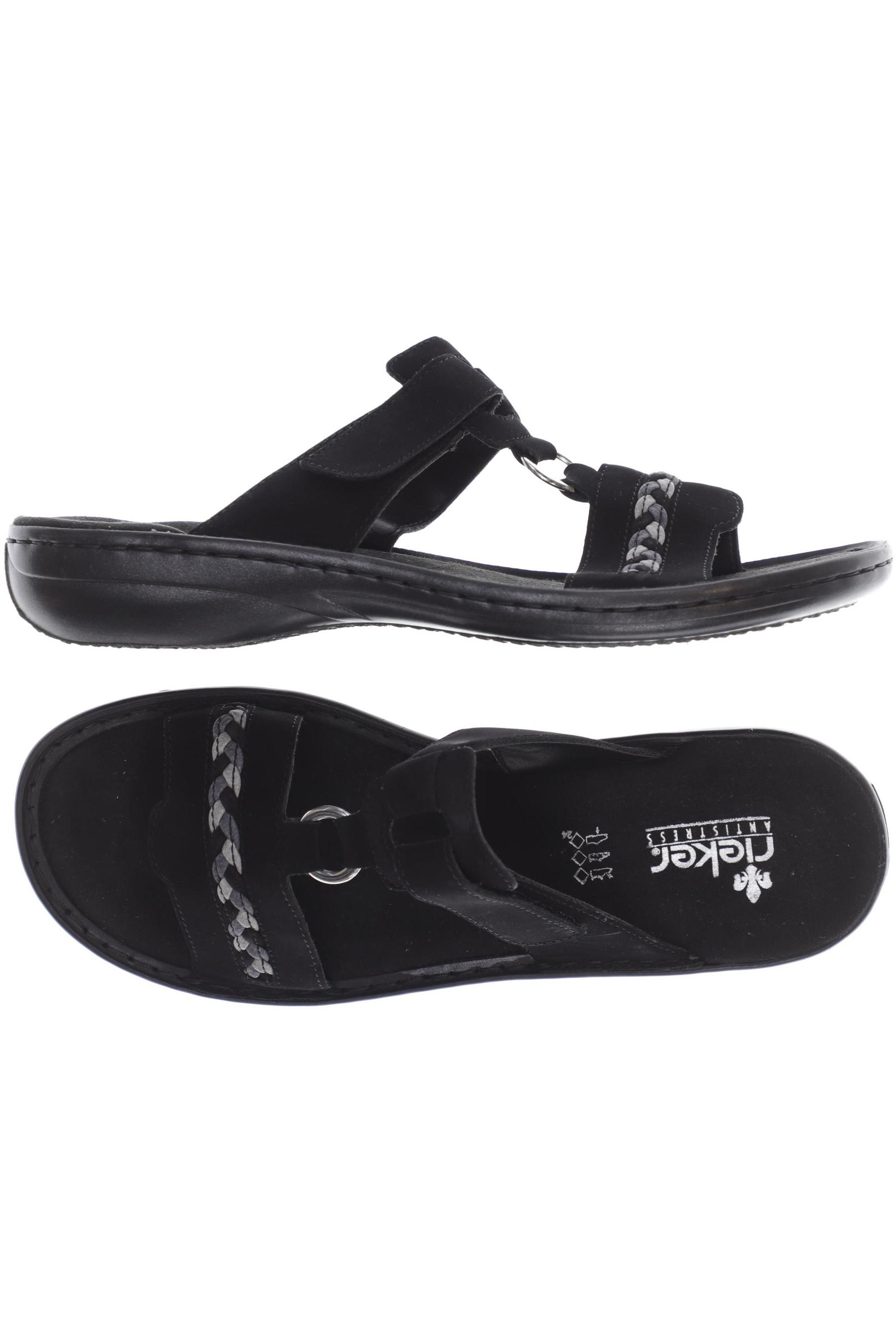 

Rieker Damen Sandale, schwarz, Gr. 41