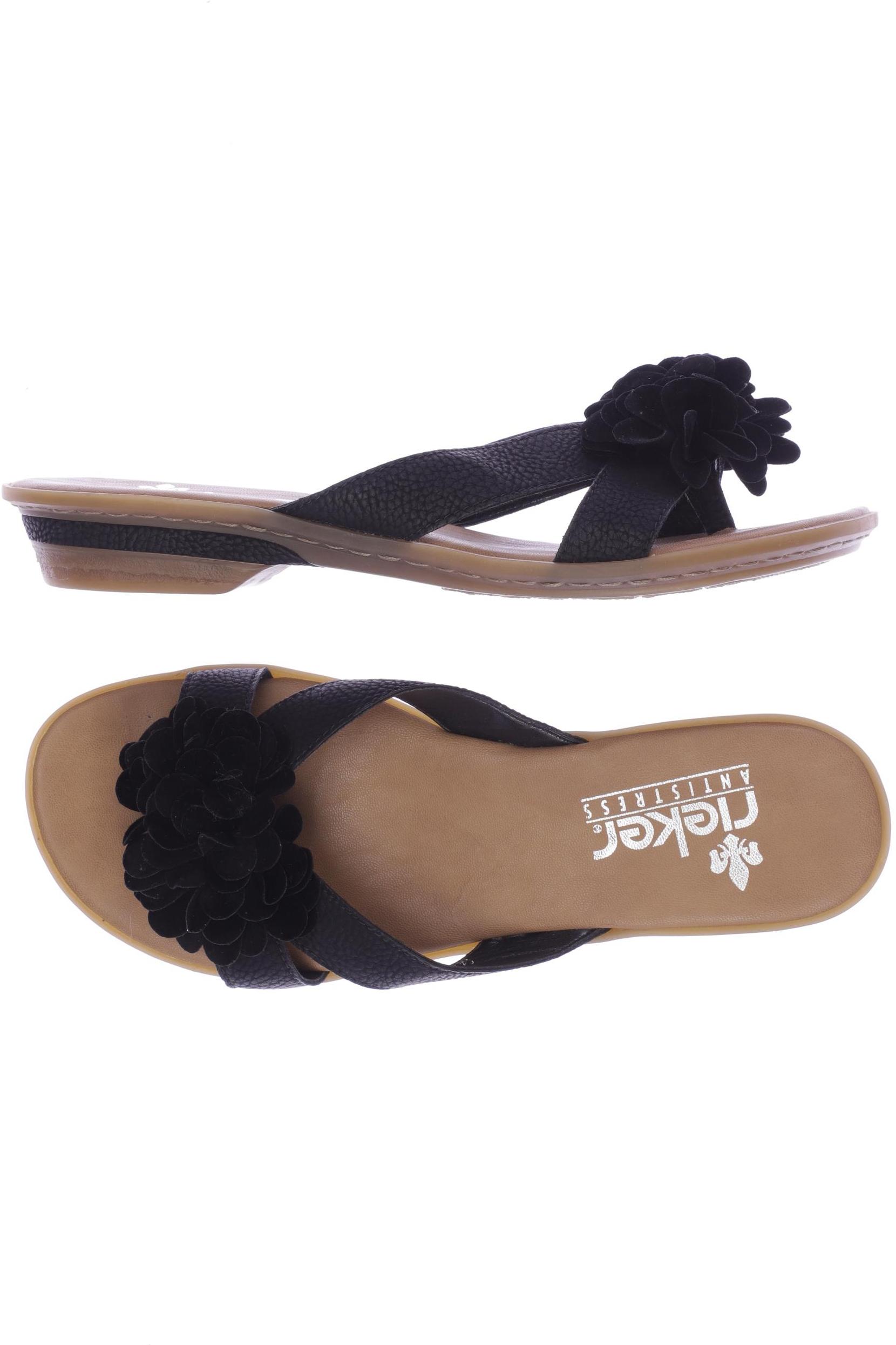 

Rieker Damen Sandale, schwarz