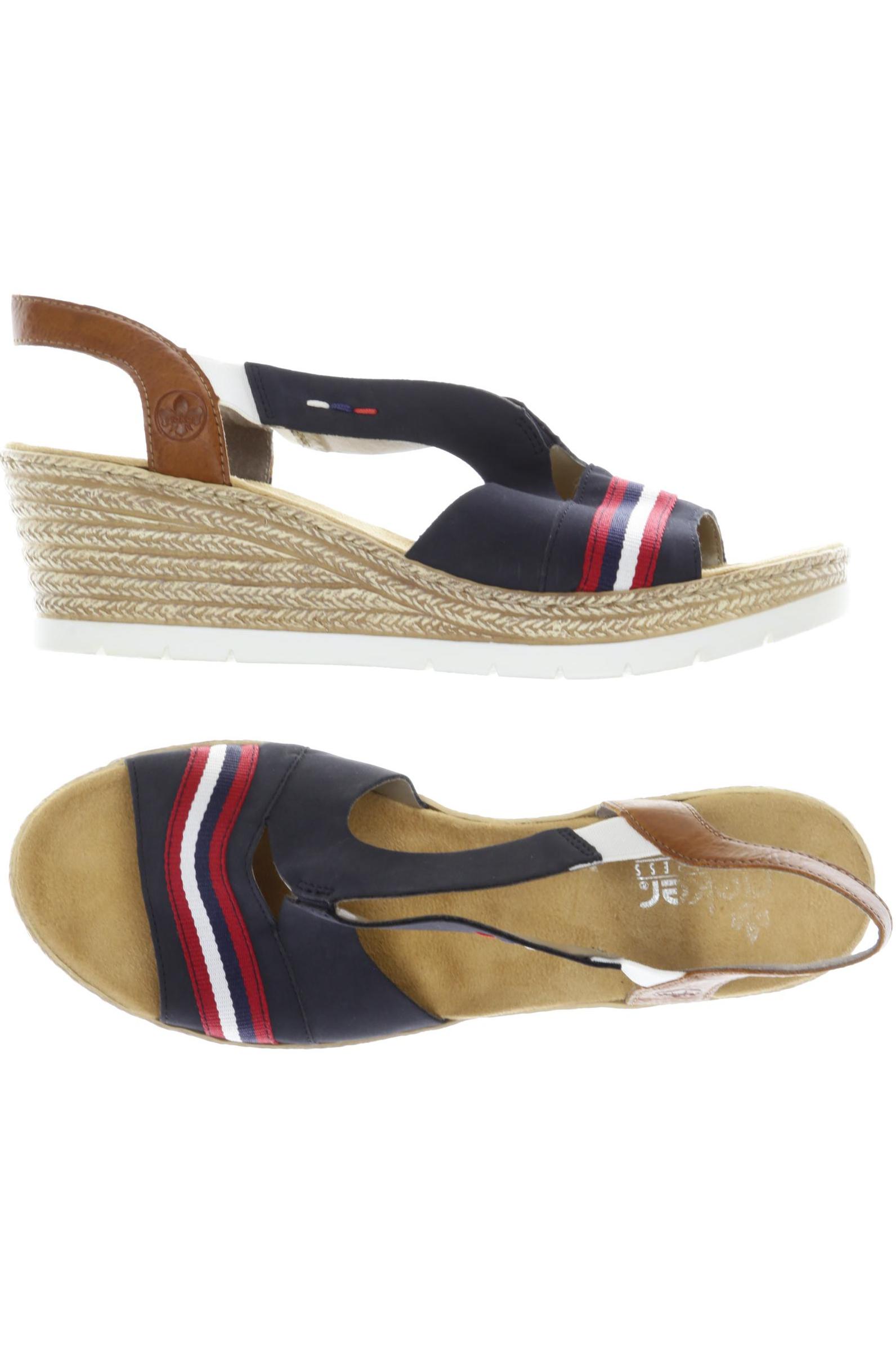 

Rieker Damen Sandale, marineblau, Gr. 40