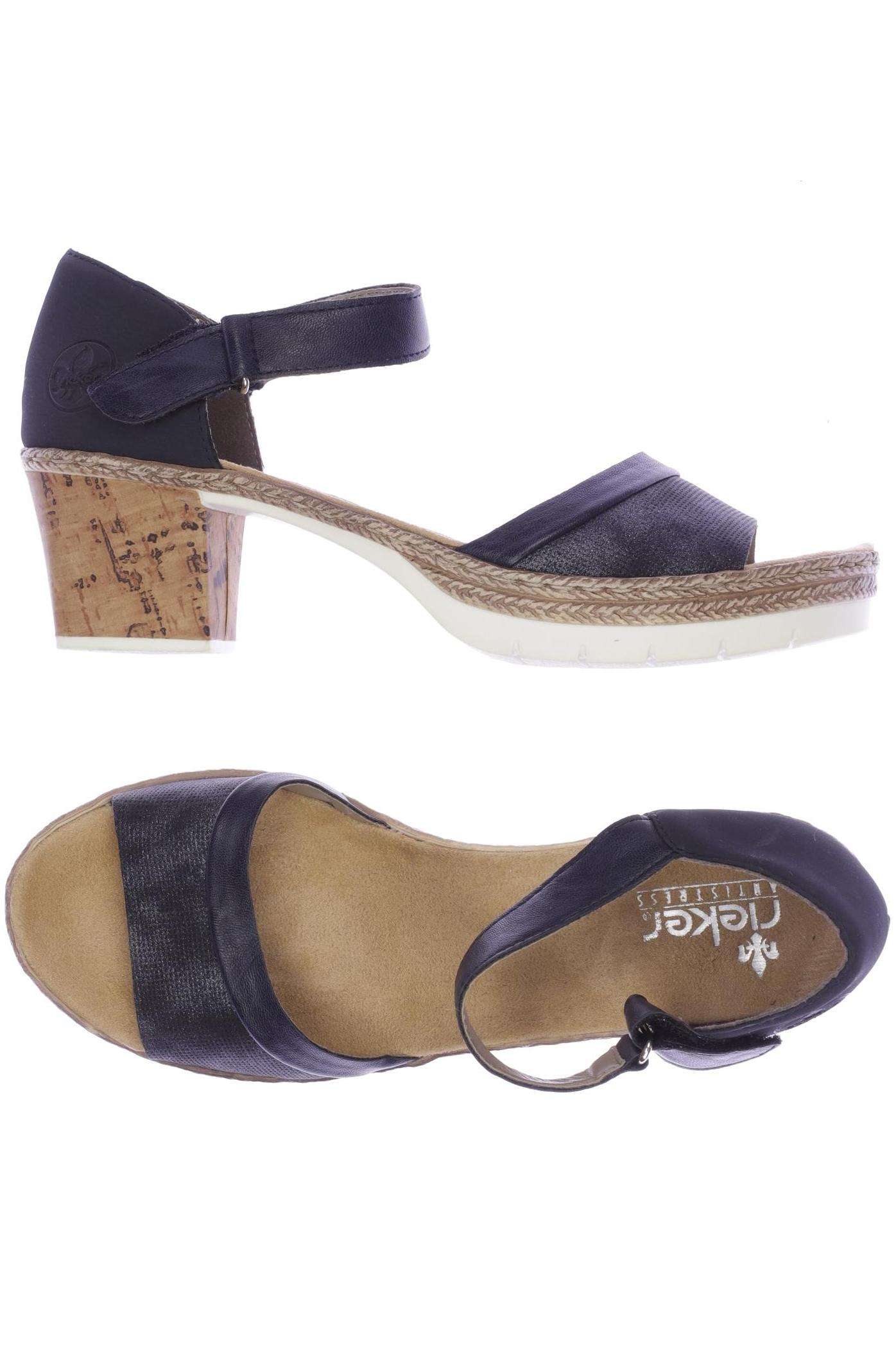 

Rieker Damen Sandale, marineblau, Gr. 39