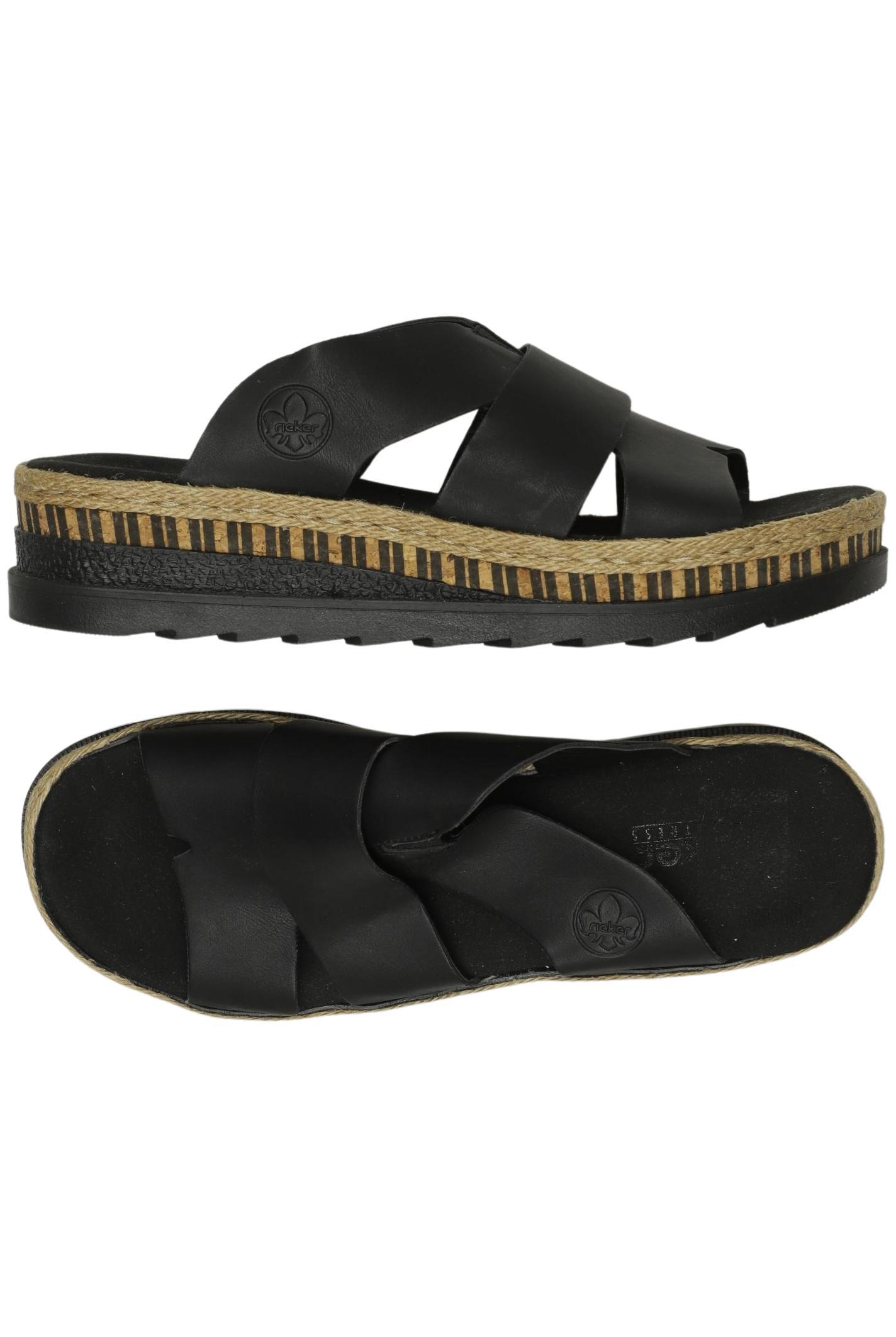 

Rieker Damen Sandale, schwarz, Gr. 41