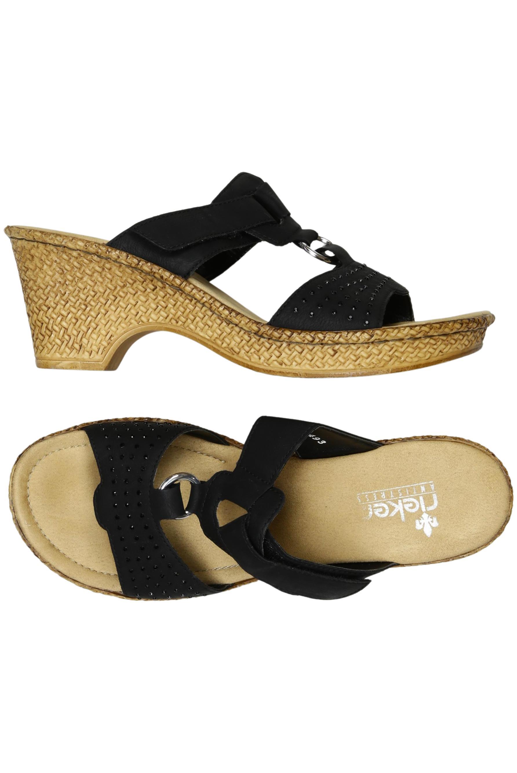 

Rieker Damen Sandale, schwarz, Gr. 42