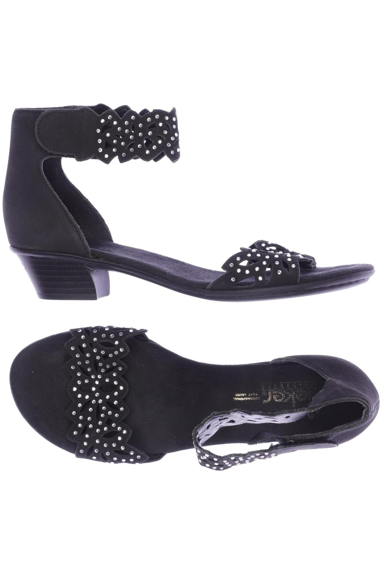 

Rieker Damen Sandale, schwarz, Gr. 38