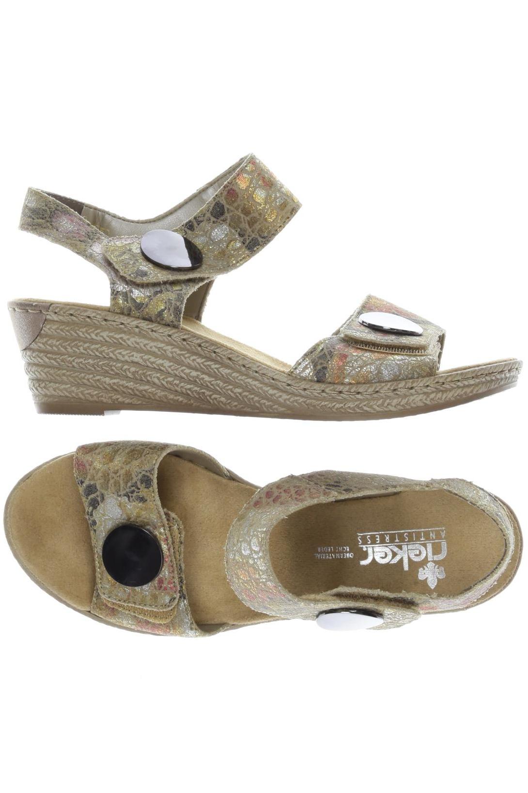 

Rieker Damen Sandale, beige, Gr. 37