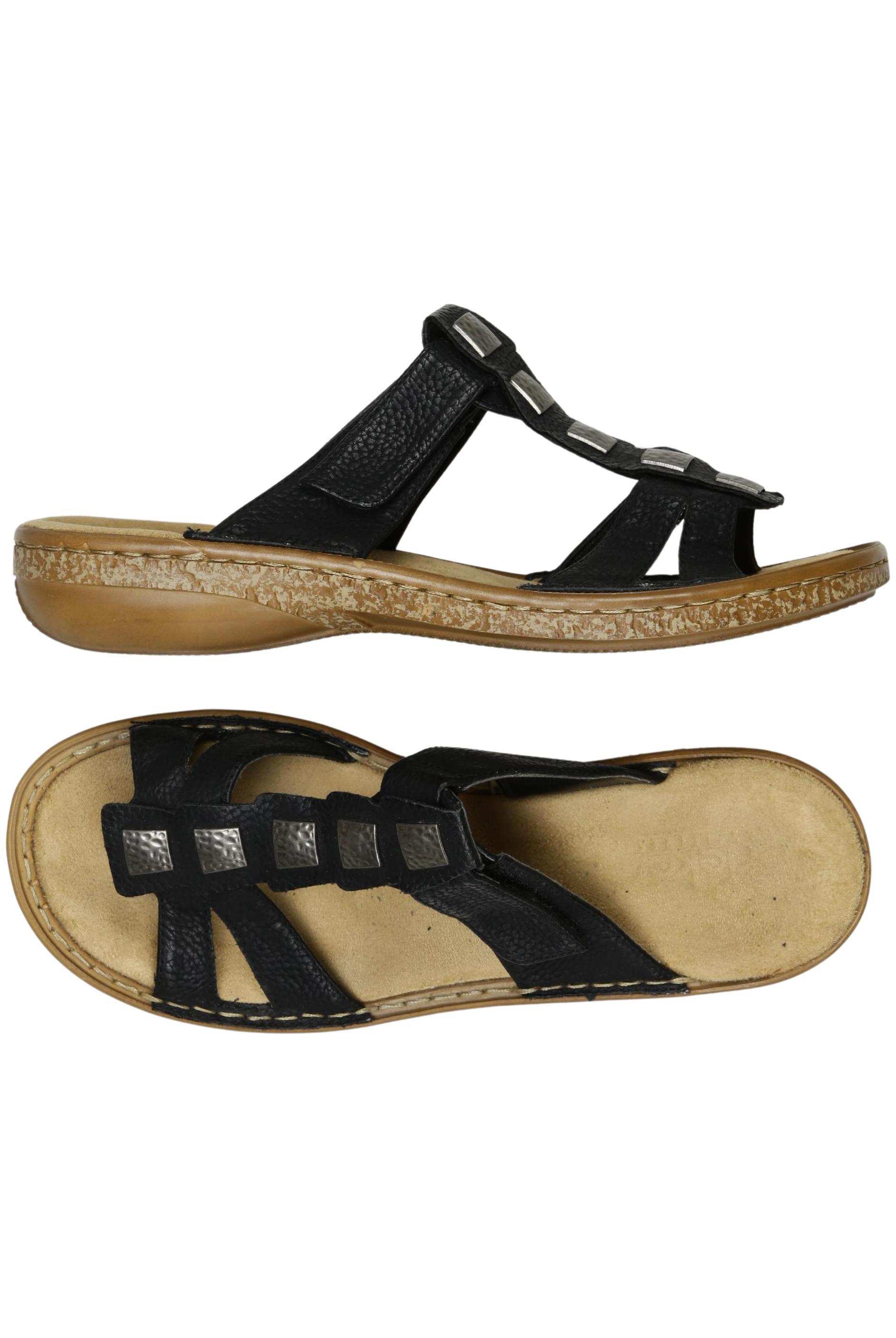 

Rieker Damen Sandale, schwarz, Gr. 39