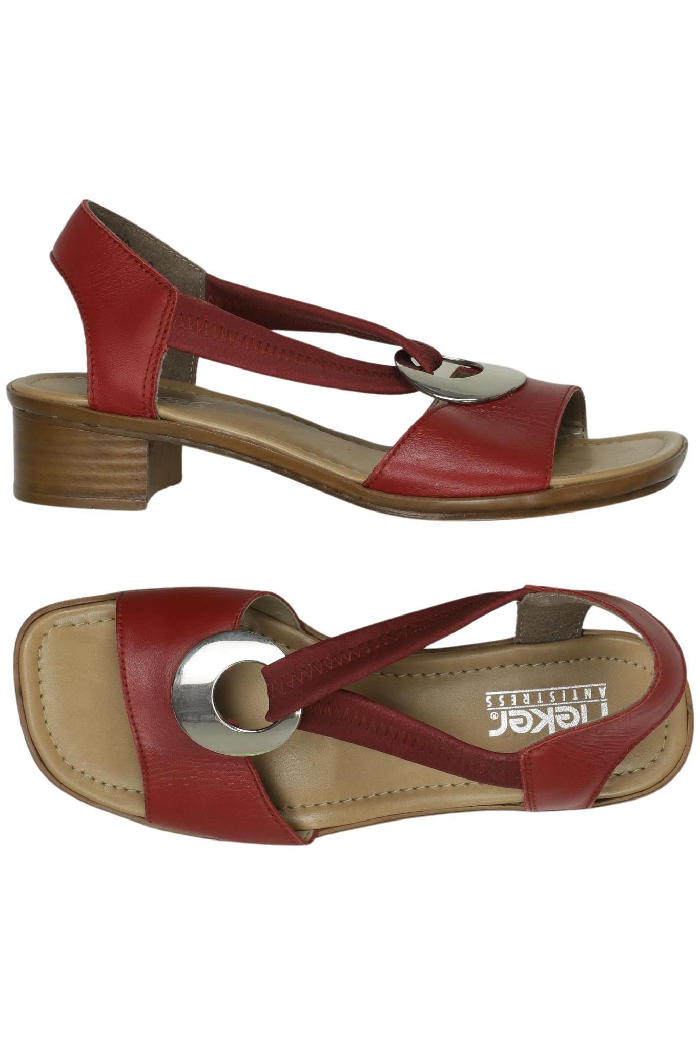 

Rieker Damen Sandale, rot, Gr. 36