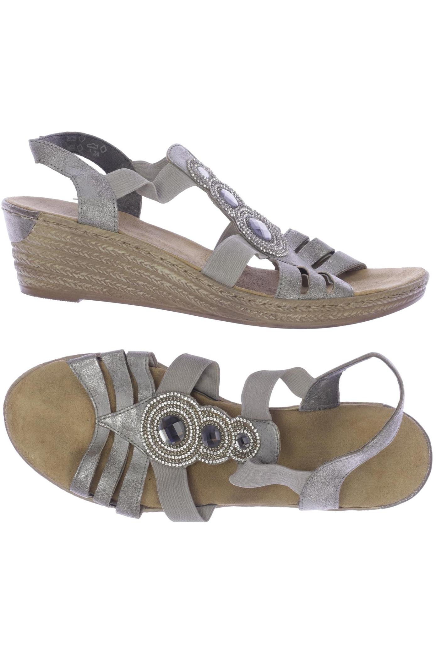 

Rieker Damen Sandale, grau, Gr. 39