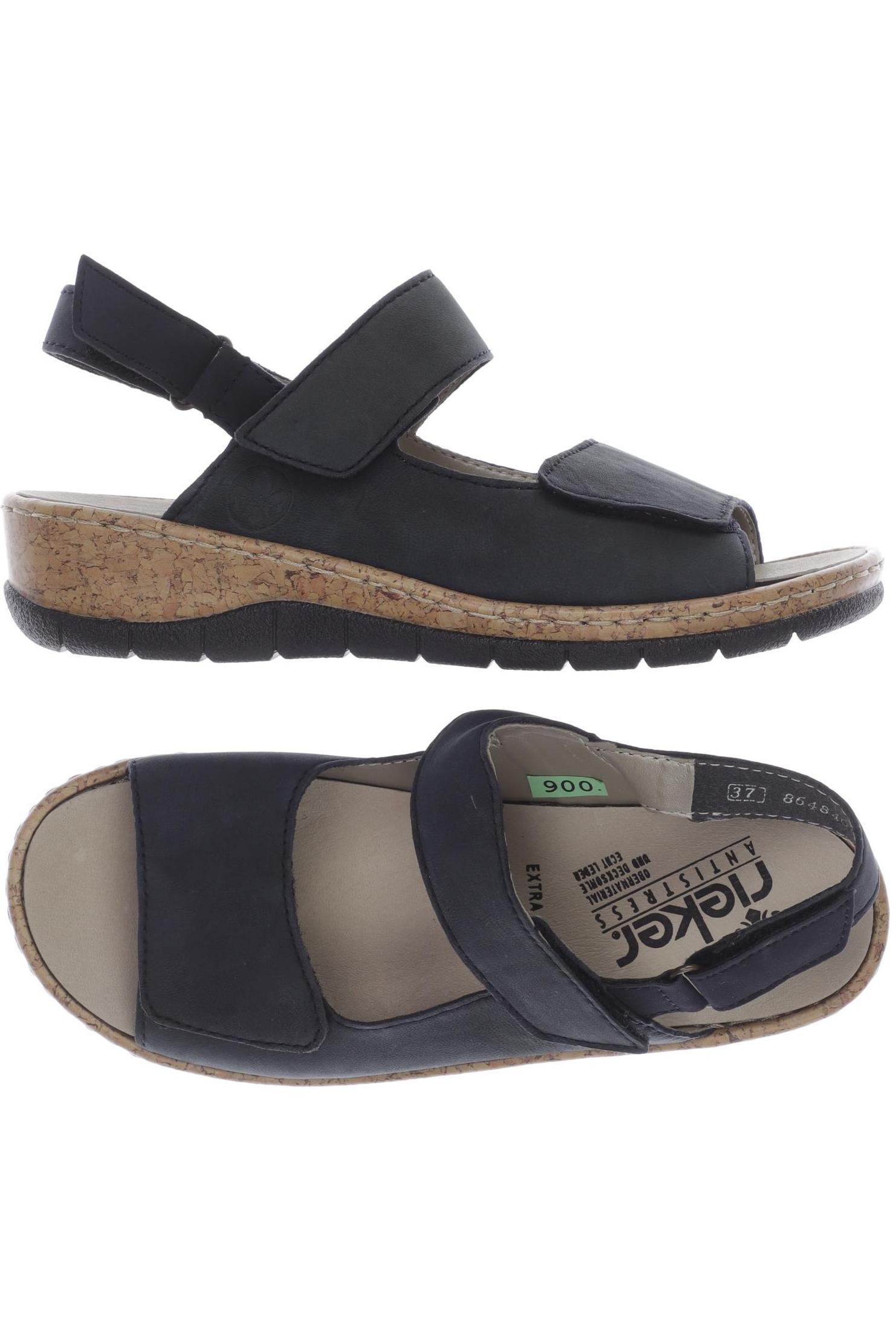 

Rieker Damen Sandale, marineblau, Gr. 37