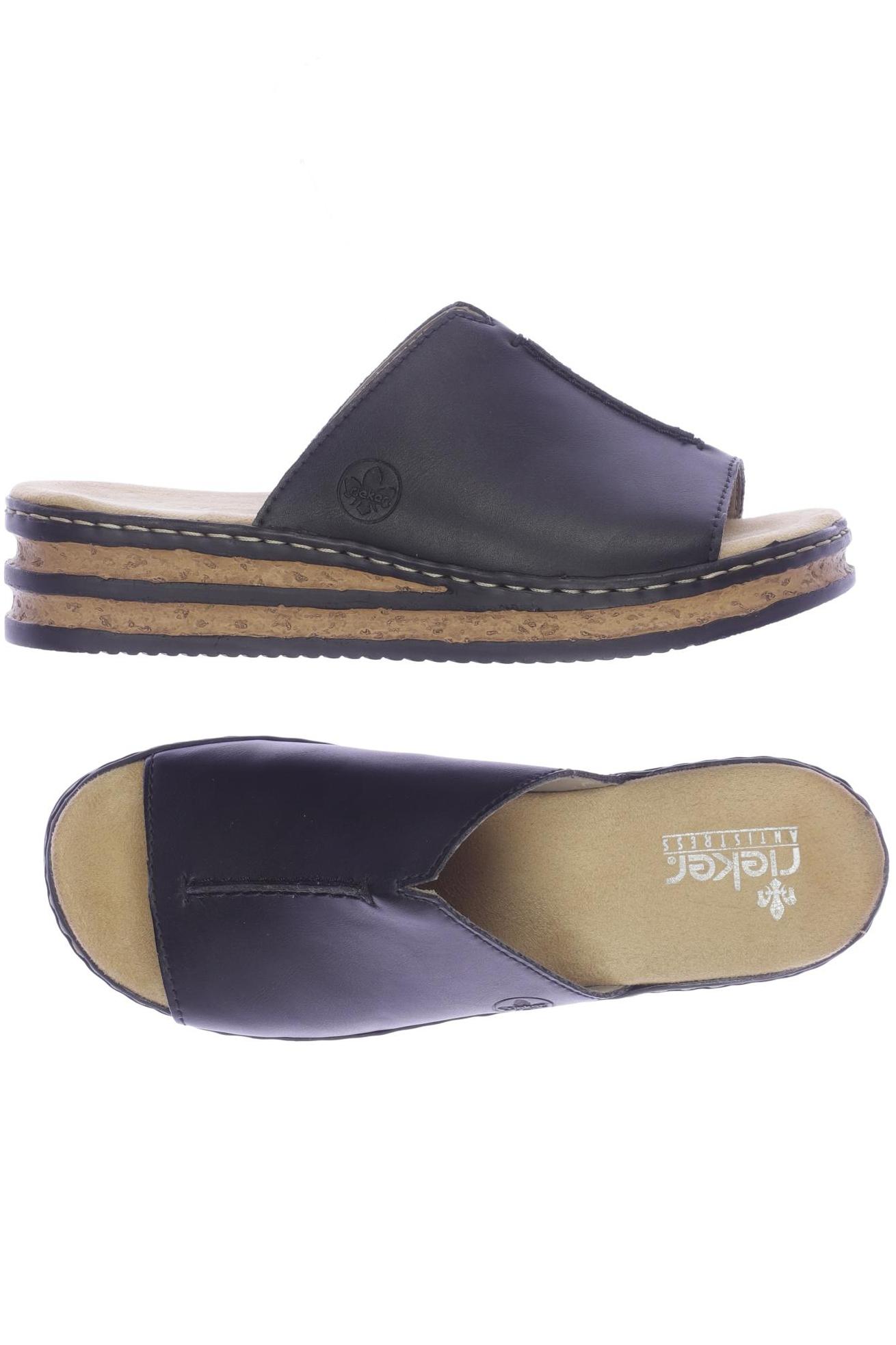

Rieker Damen Sandale, schwarz, Gr. 38