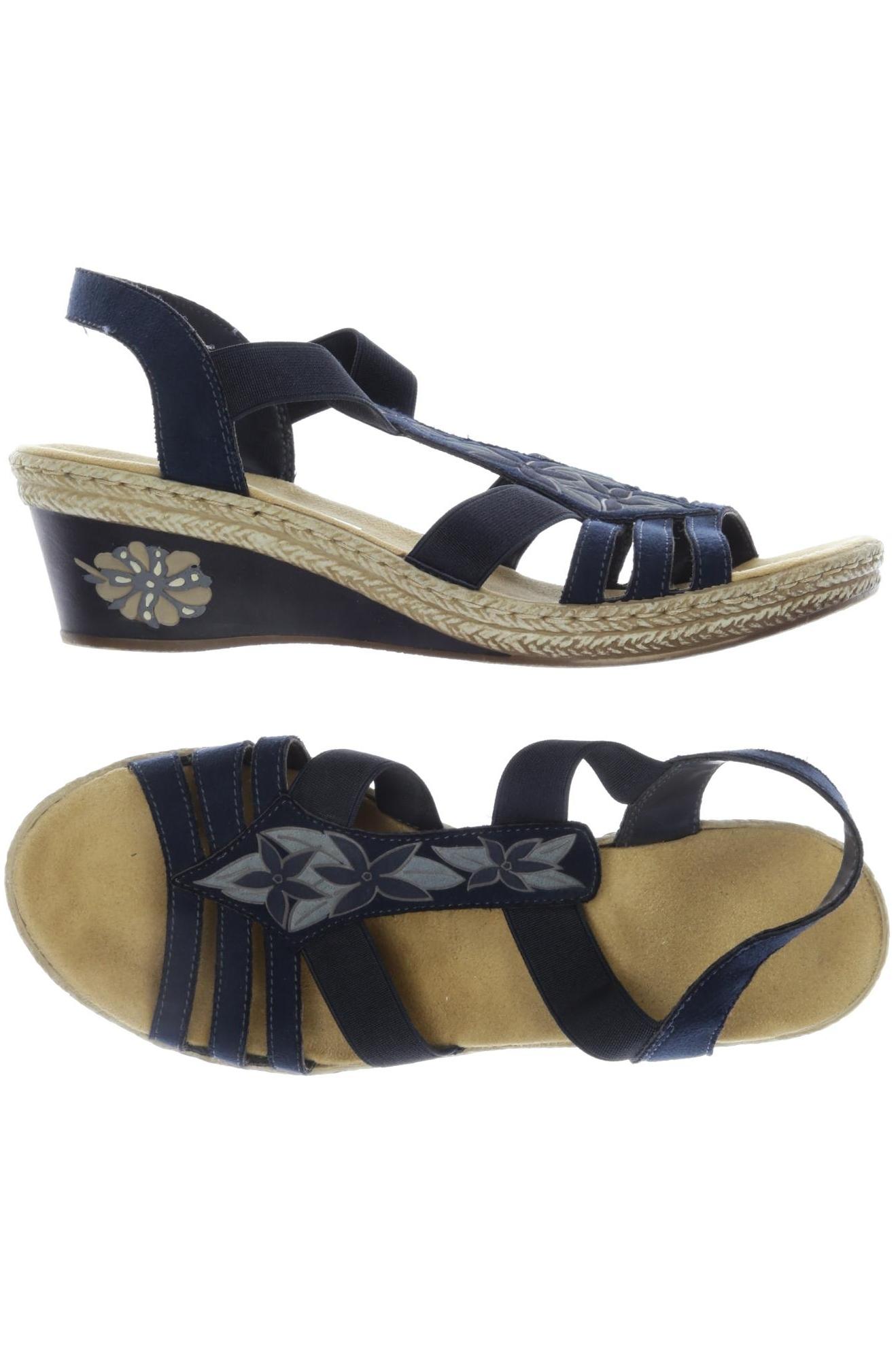 

Rieker Damen Sandale, marineblau, Gr. 38
