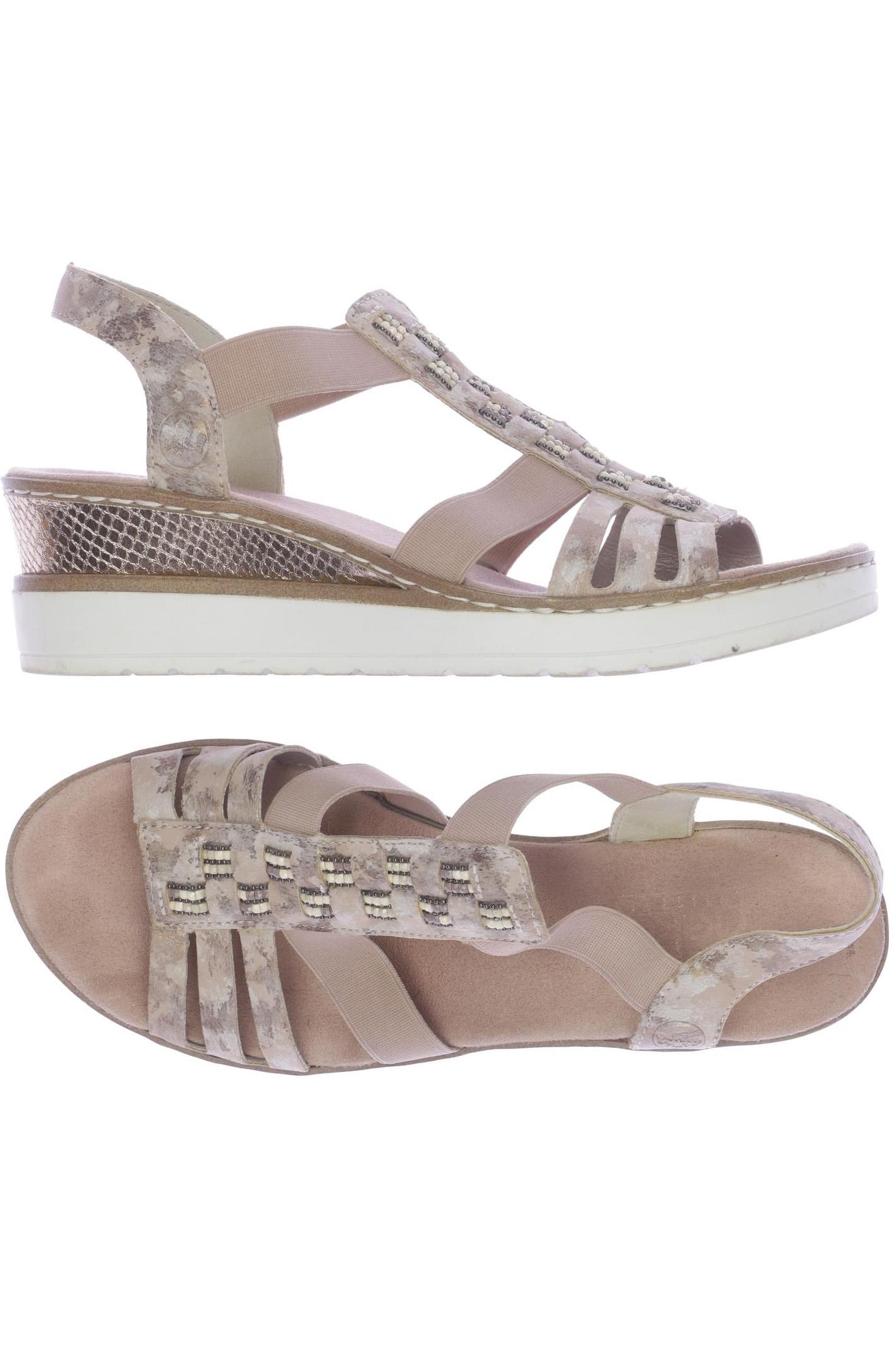 

Rieker Damen Sandale, beige, Gr. 37