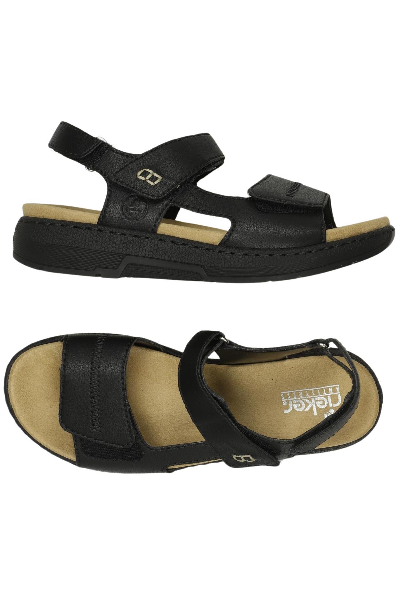 

Rieker Damen Sandale, schwarz, Gr. 39