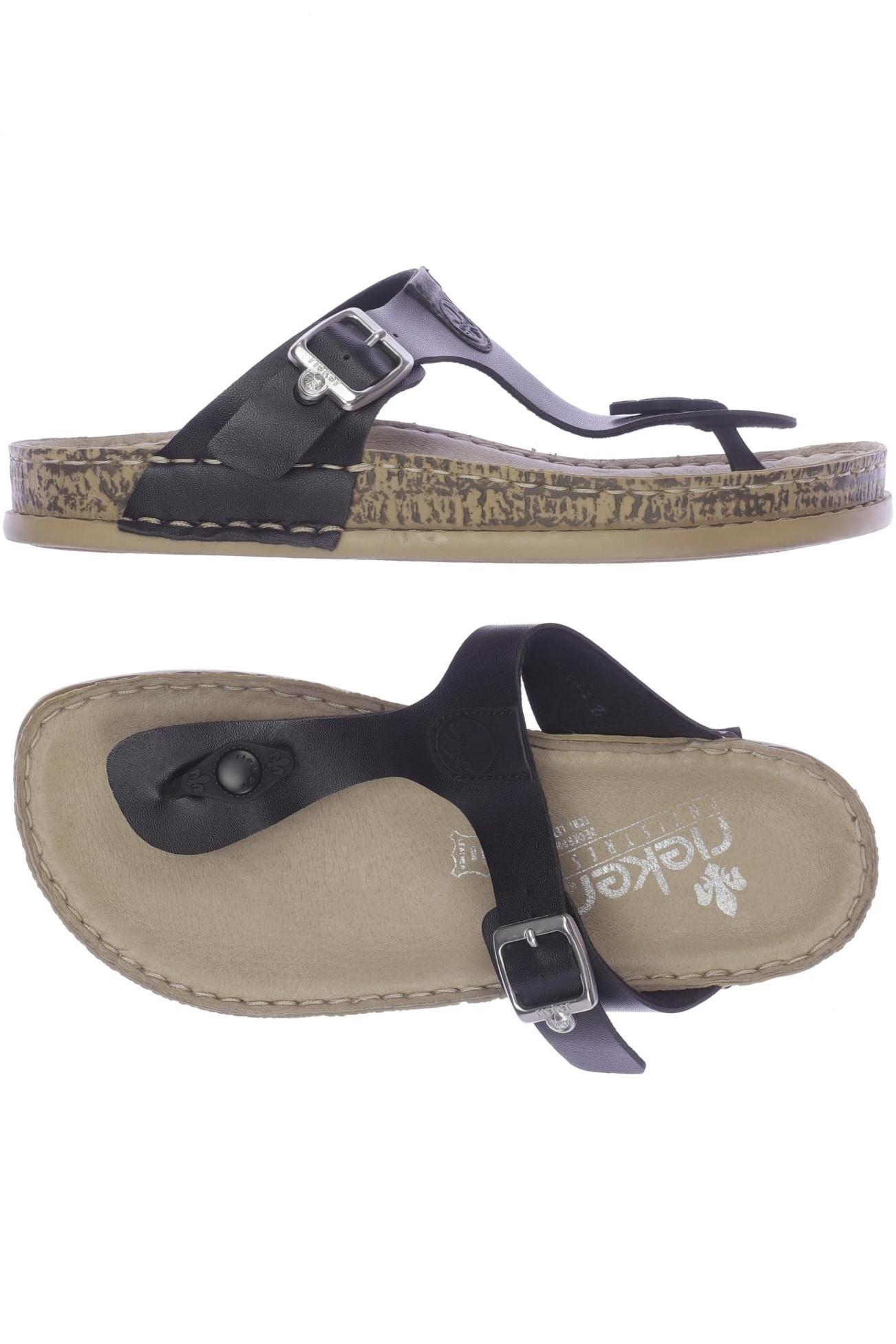 

Rieker Damen Sandale, schwarz, Gr. 38