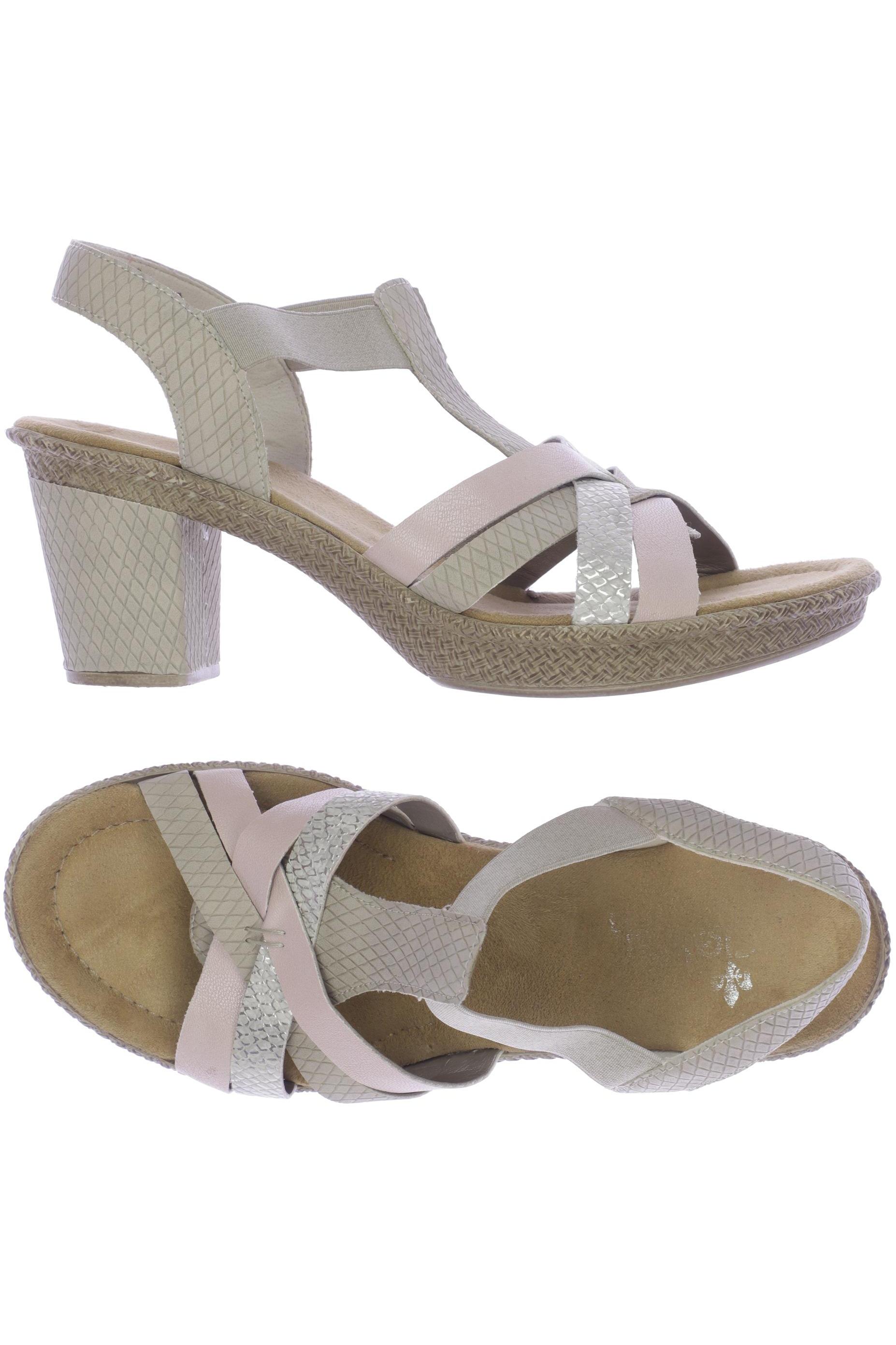 

Rieker Damen Sandale, beige, Gr. 39
