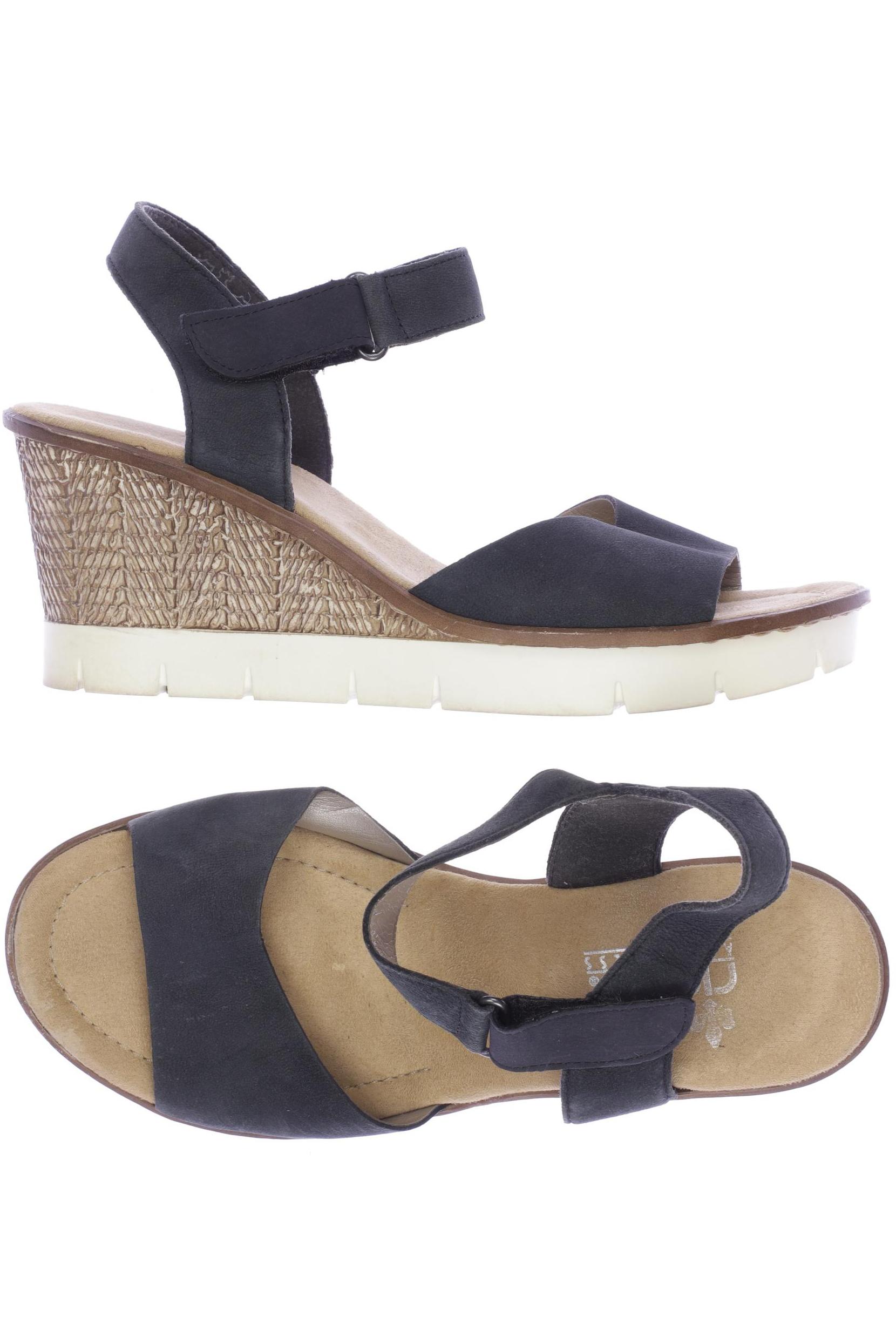 

Rieker Damen Sandale, marineblau, Gr. 38
