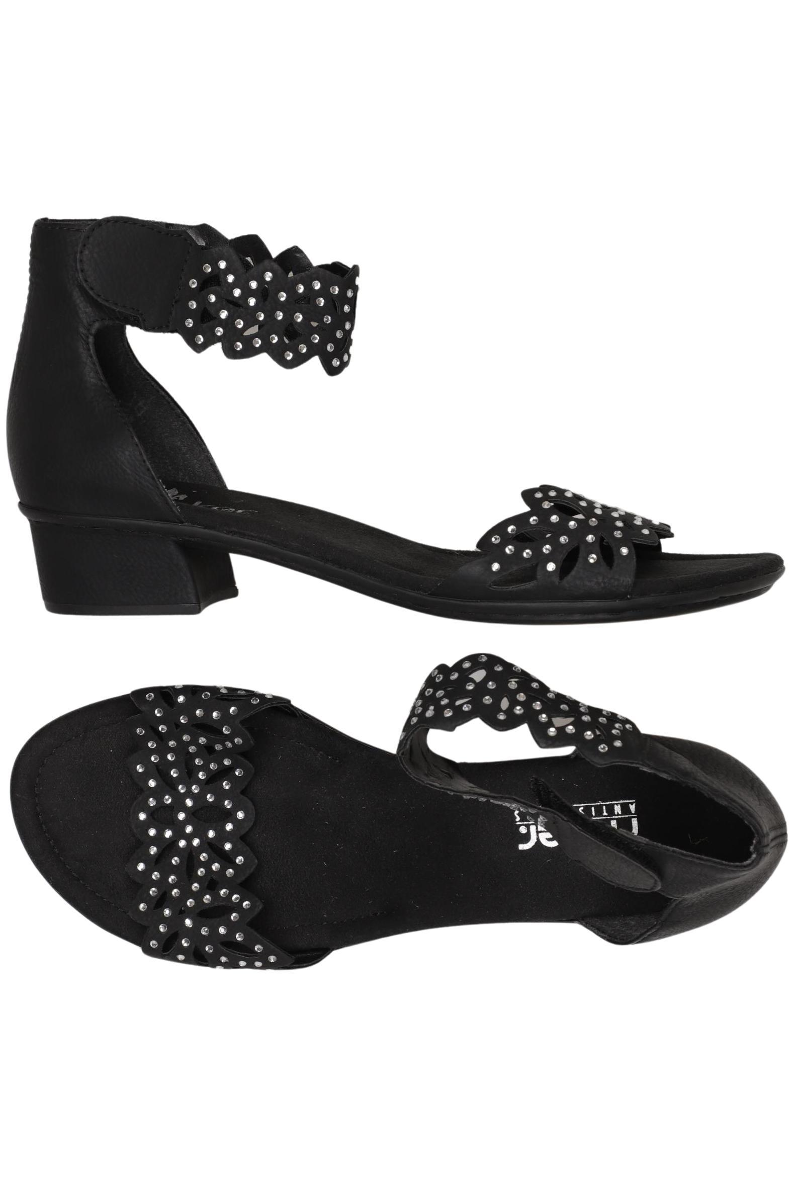 

Rieker Damen Sandale, schwarz, Gr. 39