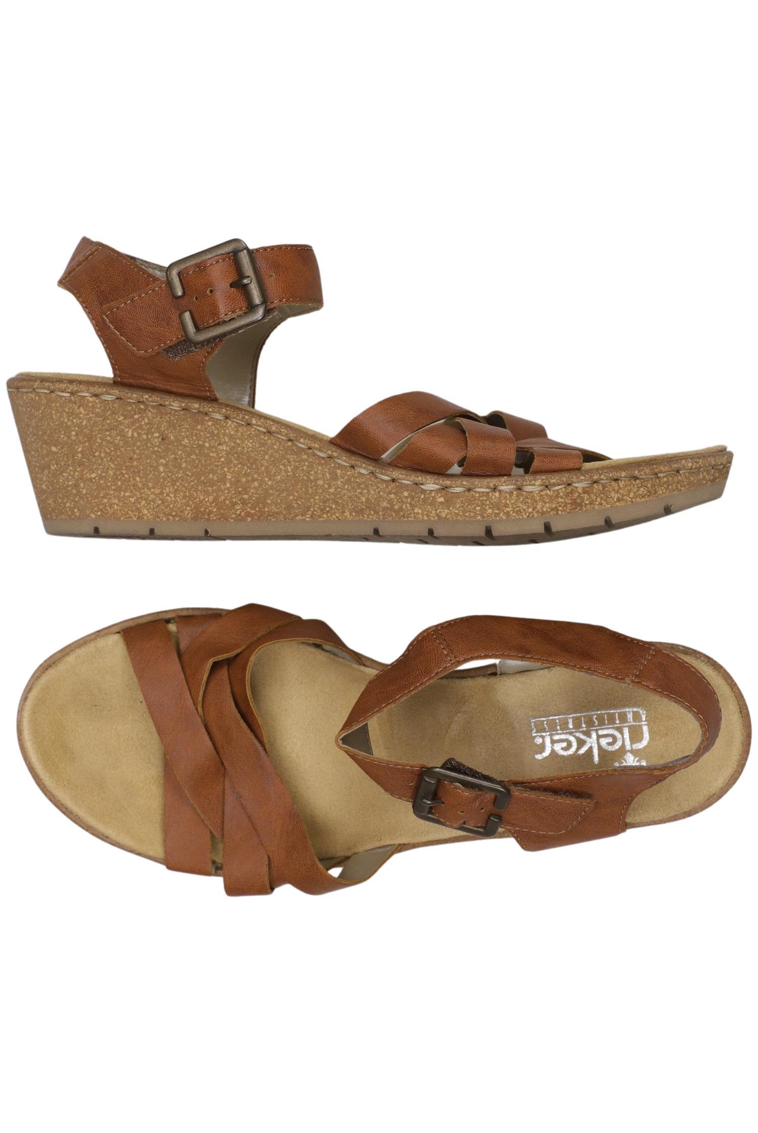 

Rieker Damen Sandale, braun, Gr. 39