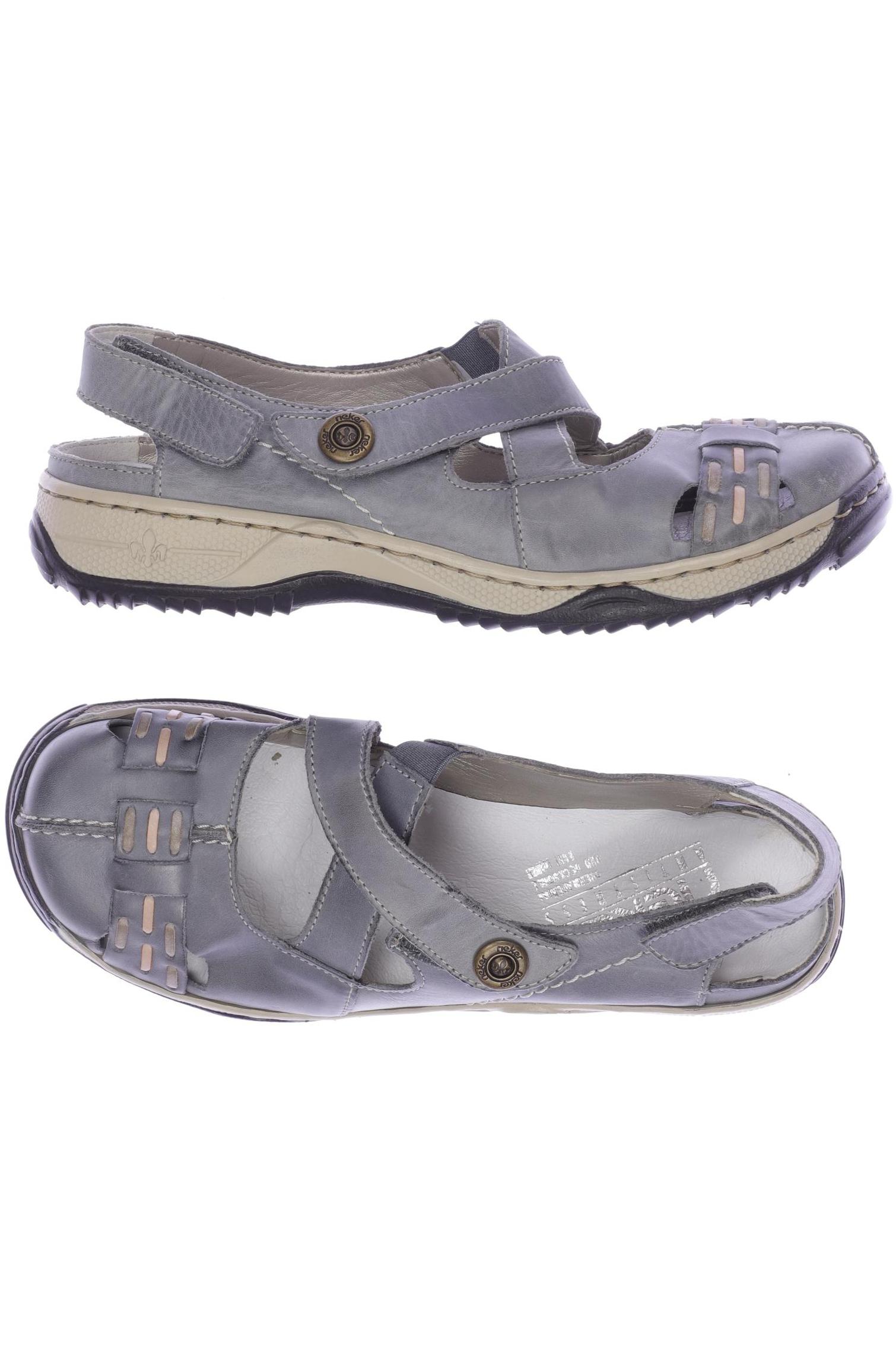 

Rieker Damen Sandale, blau, Gr. 38