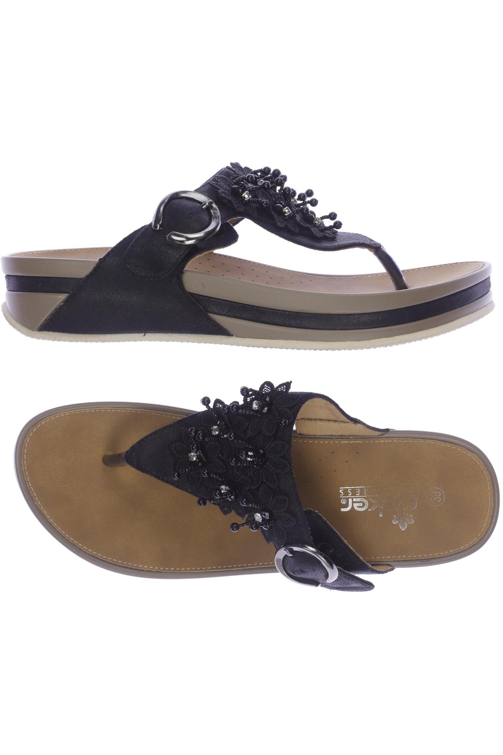 

Rieker Damen Sandale, schwarz