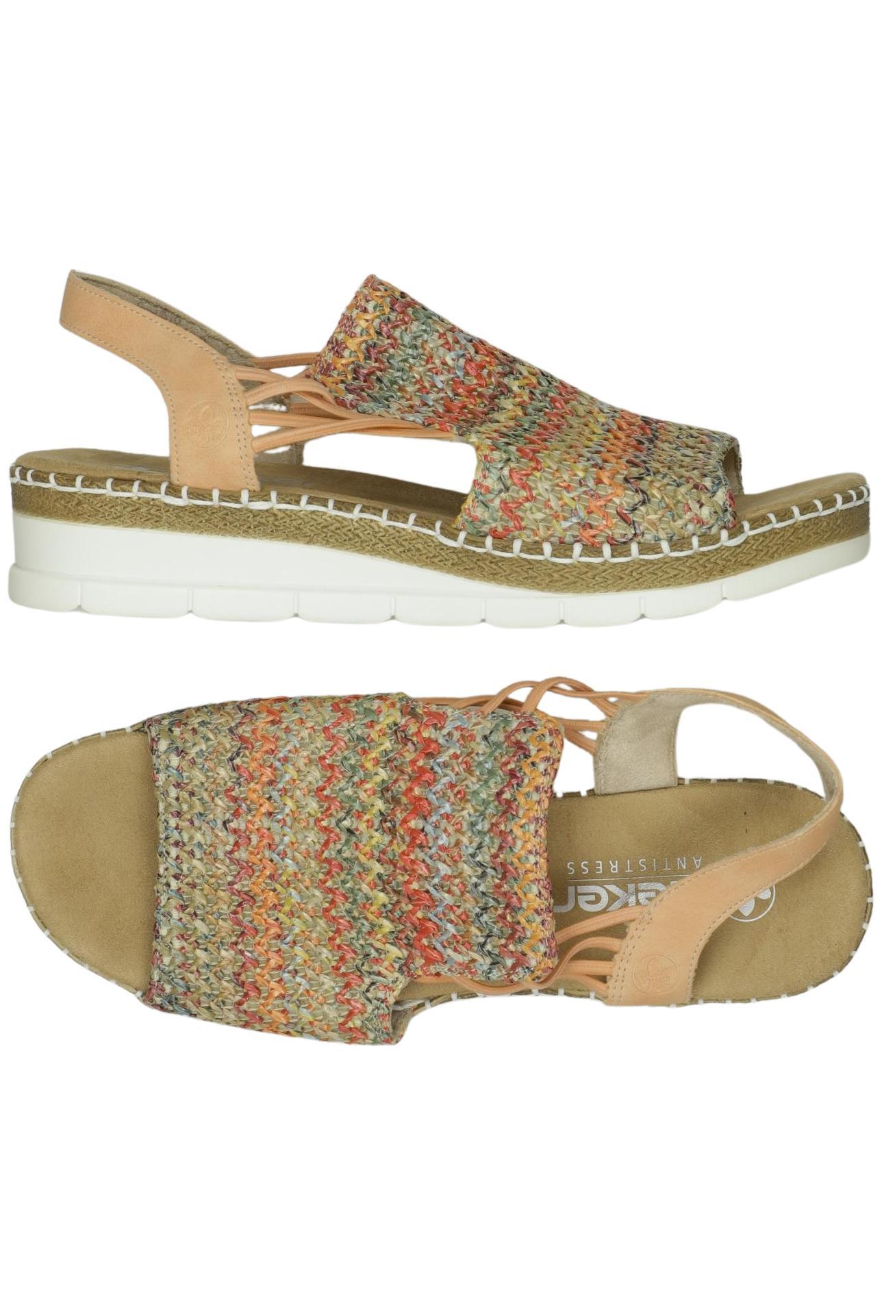 

Rieker Damen Sandale, beige, Gr. 42